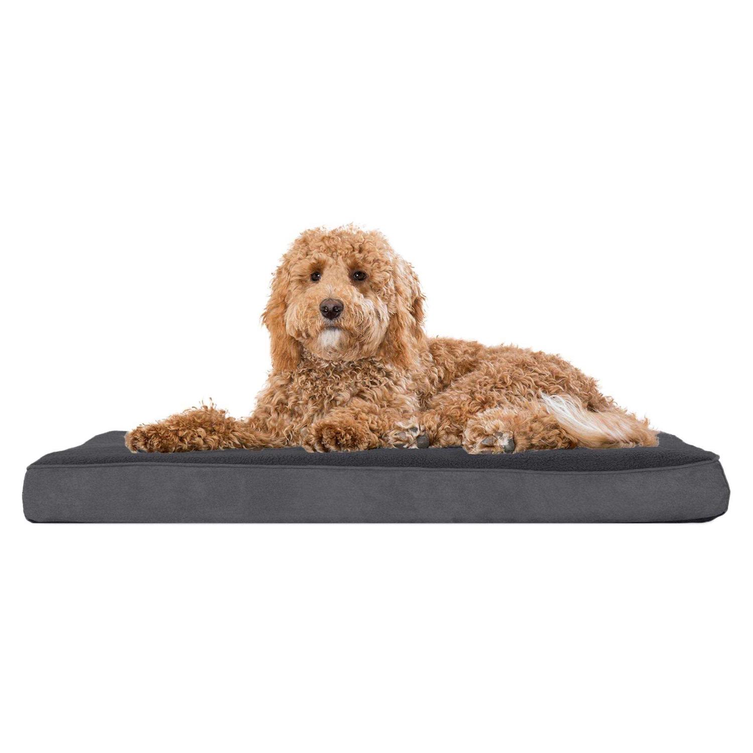 FurHaven Deluxe Suede Pet Bed