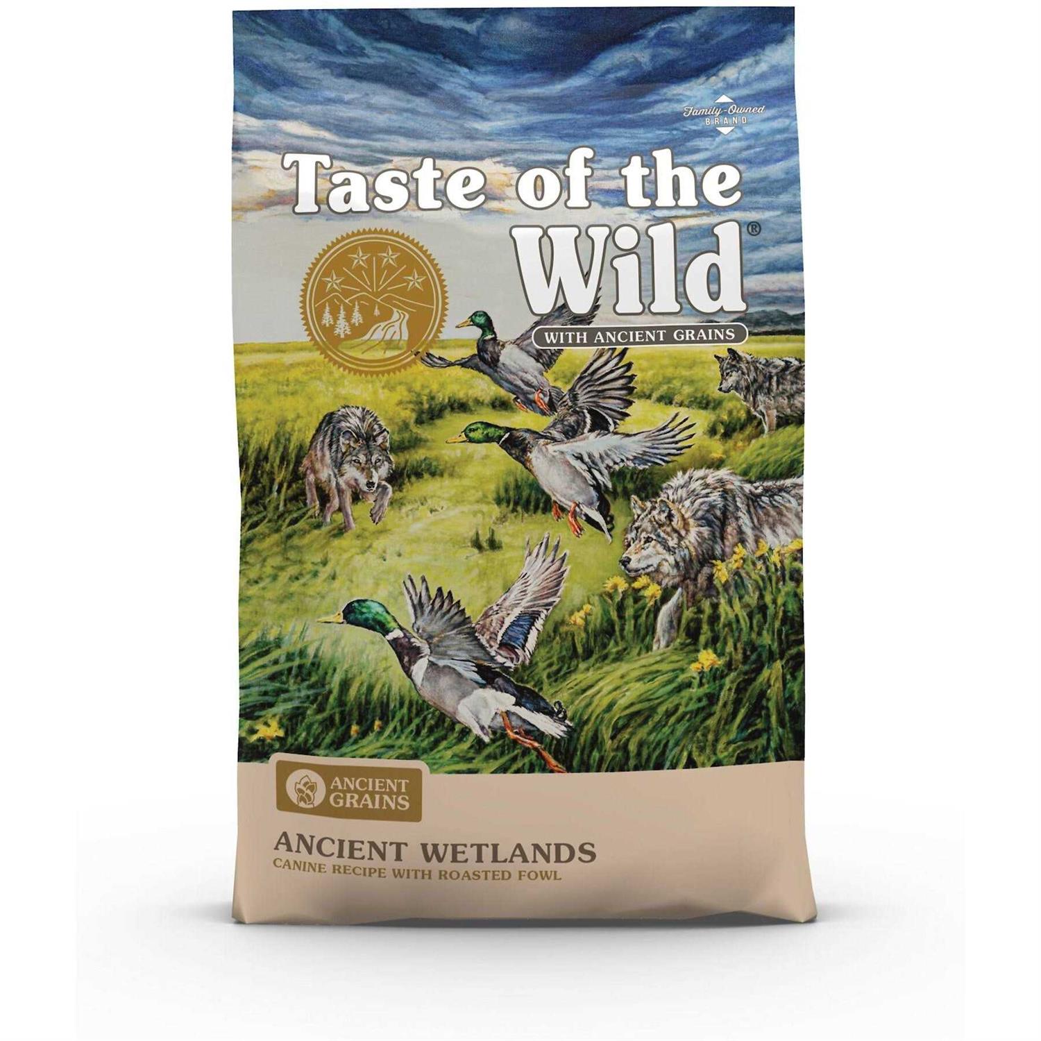 Taste of the Wild Ancient Wetlands with Ancient Grains Dry Dog Food