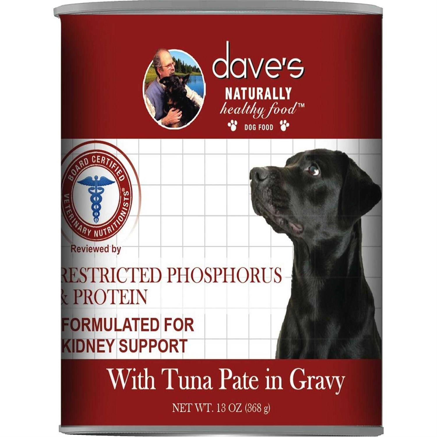 Dave’s Pet Food Restricted Protein Tuna Pate in Gravy Wet Dog Food