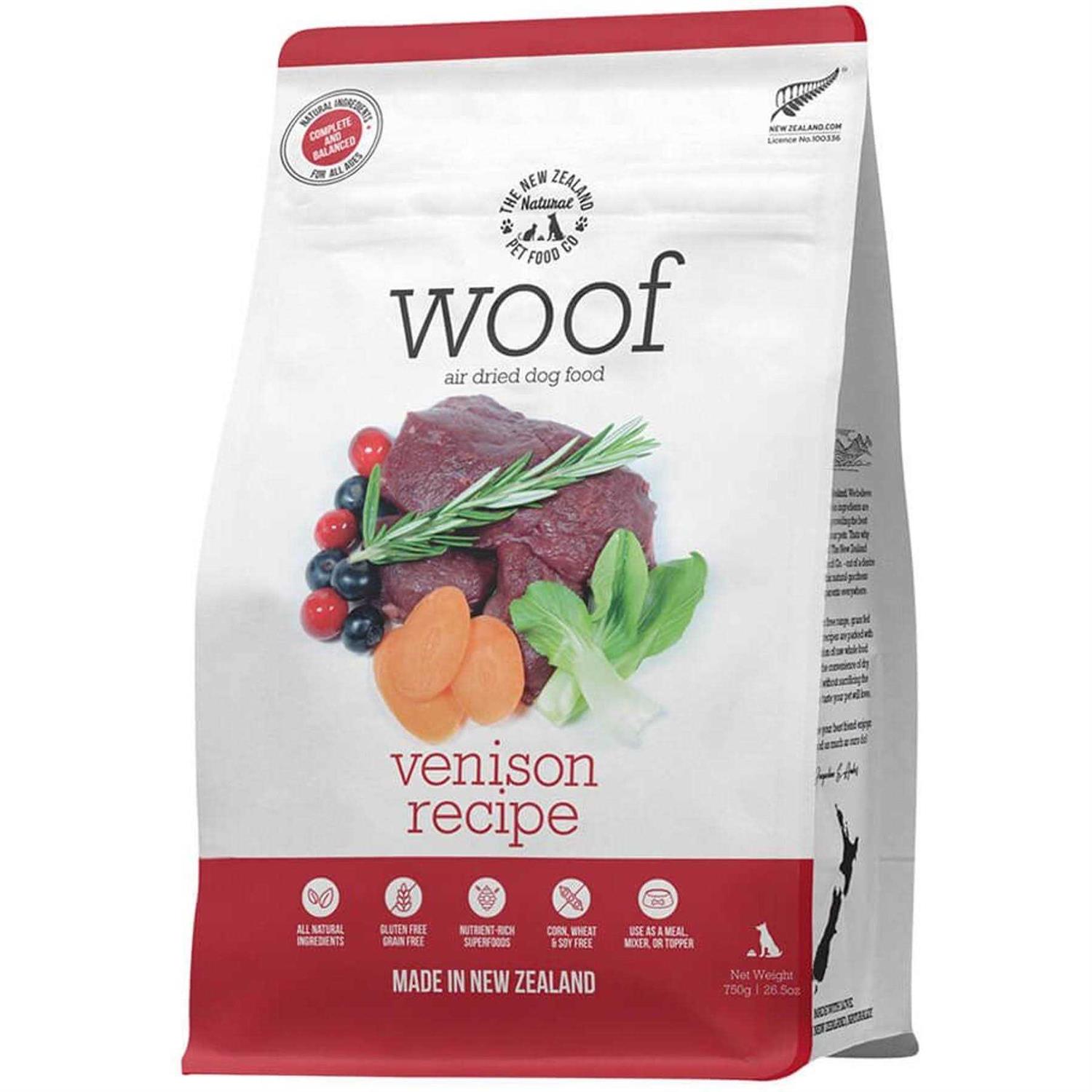 Woof Venison Air Dried Food