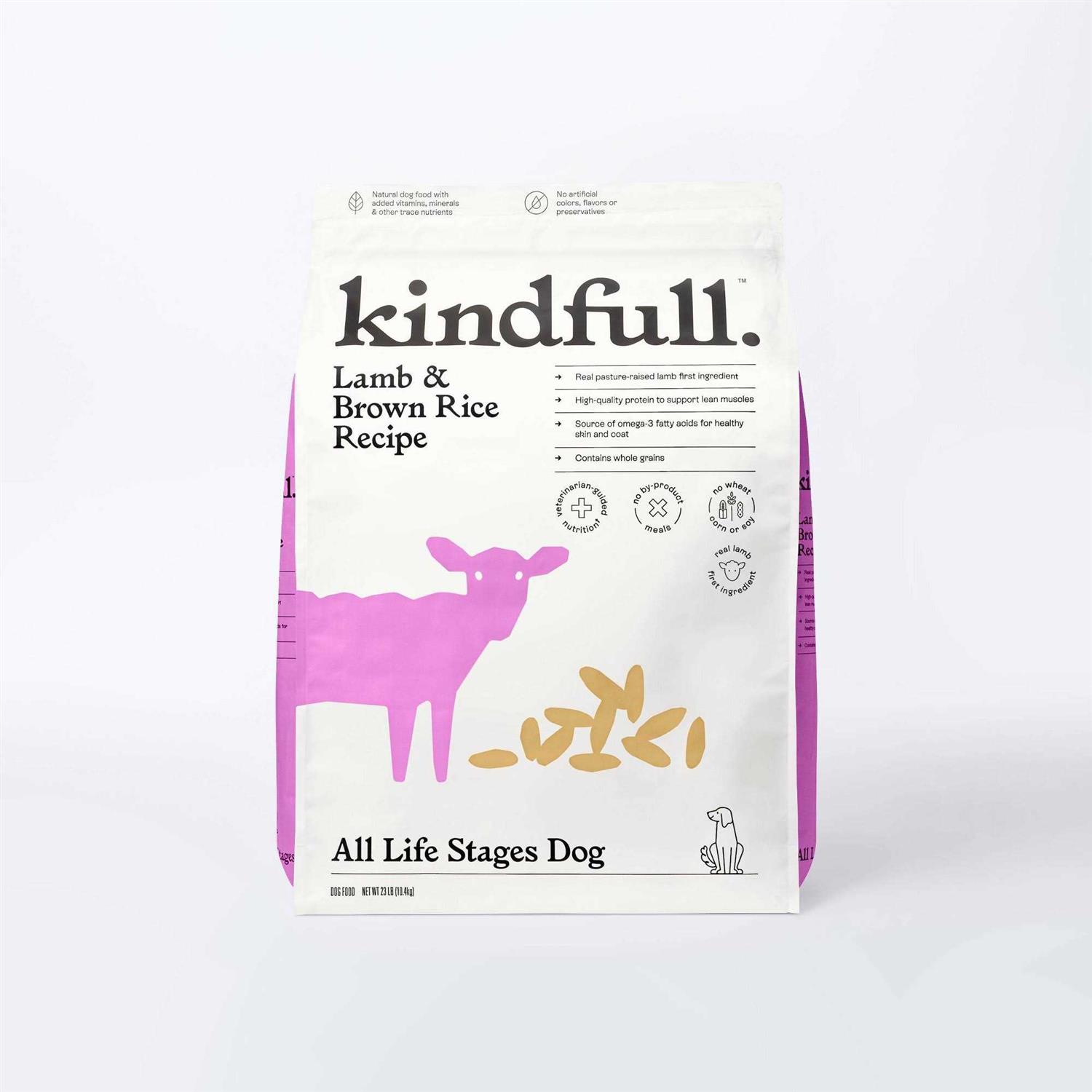 Kindfull Lamb & Brown Rice Recipe Dry Dog Food