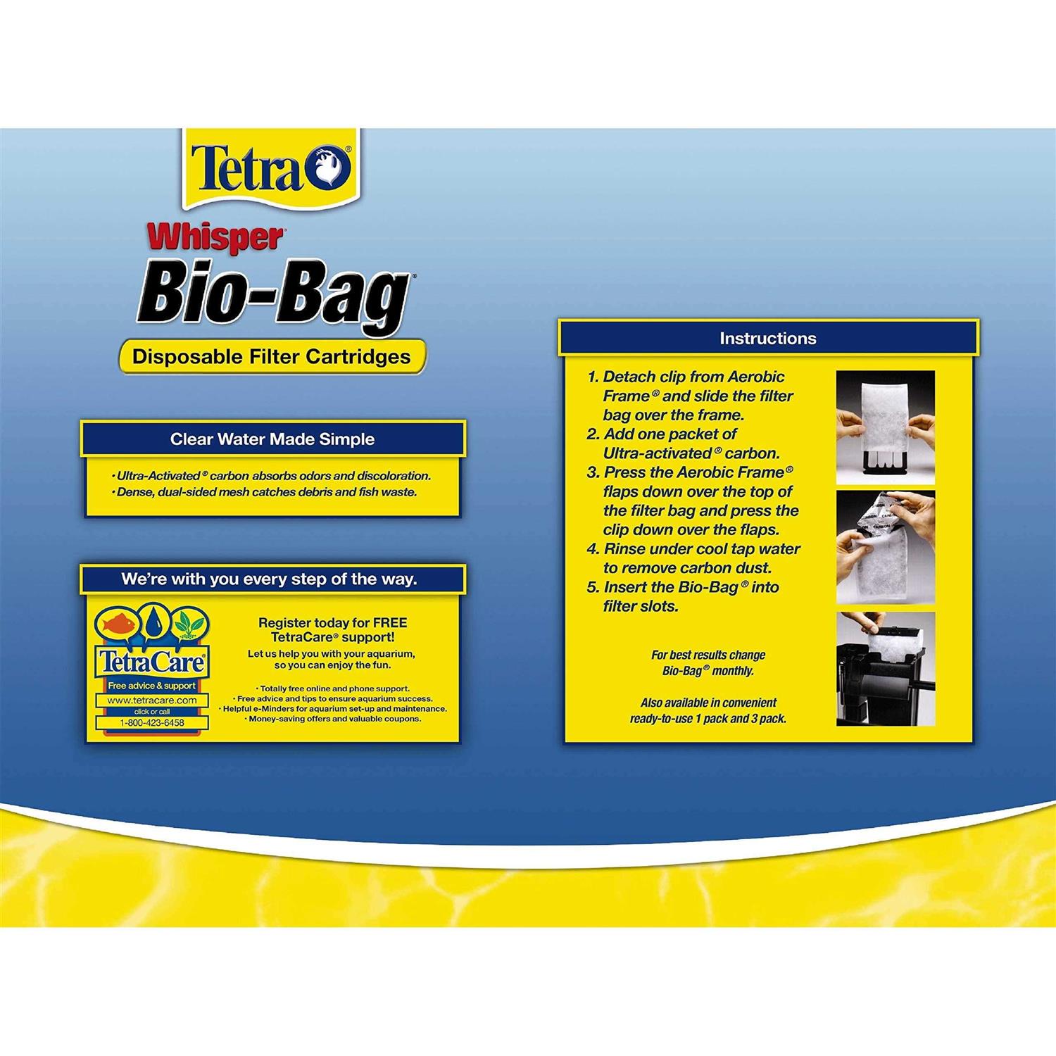 Tetra Filter Cartridges Whisper Bio-Bag