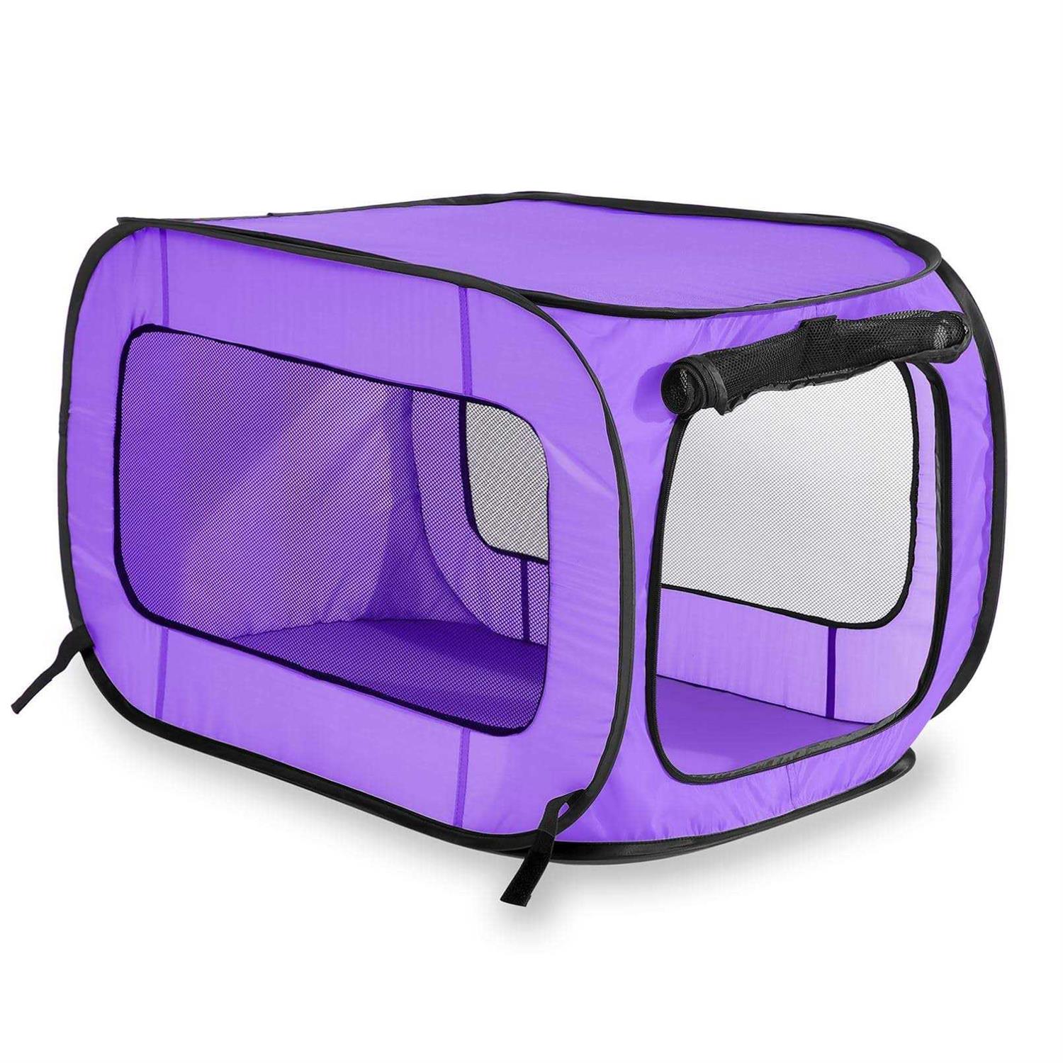 Beatrice Home Fashions Portable Collapsible Pop Up Travel Pet Kennel