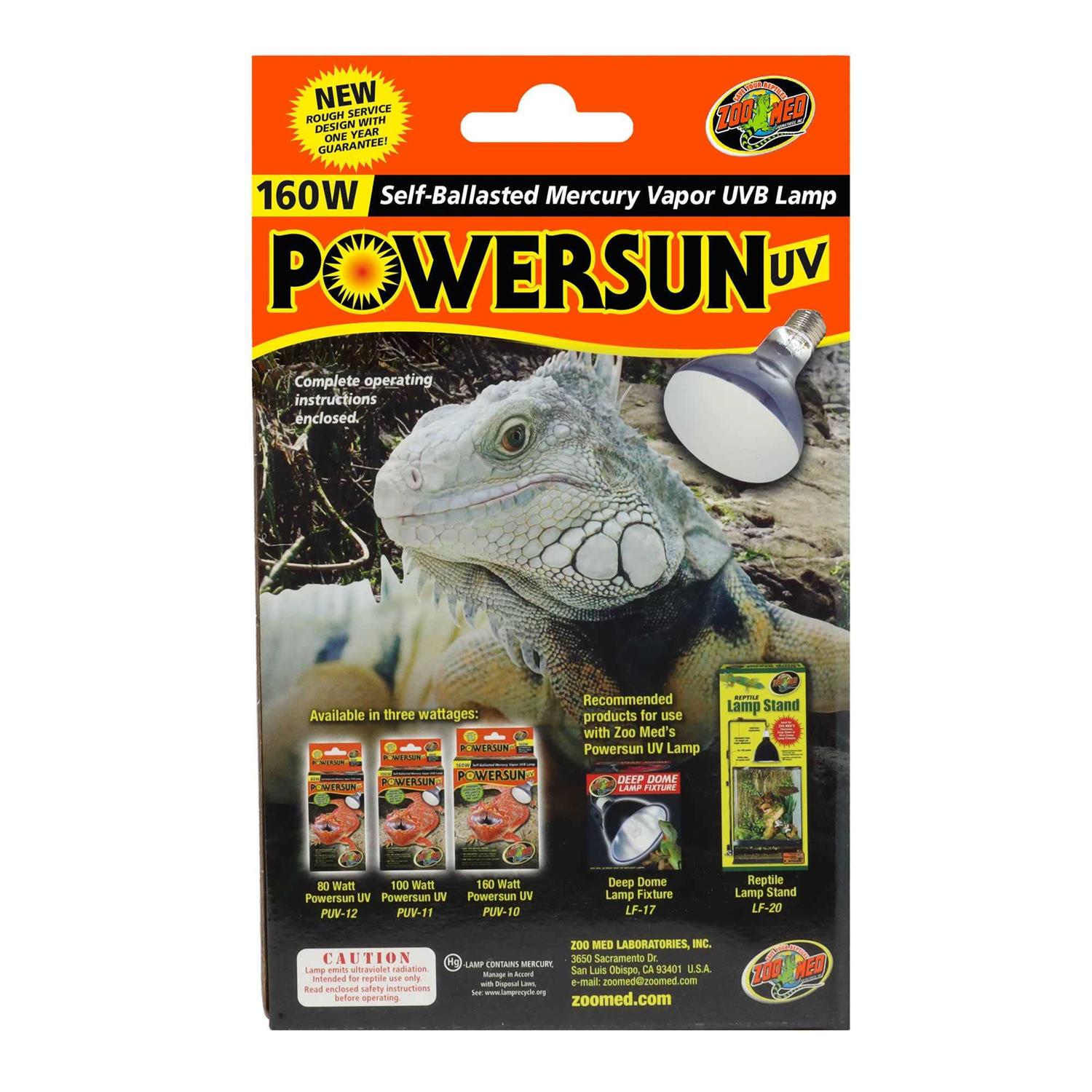 Zoo Med PowerSun UV Mercury Vapor UVB Lamp