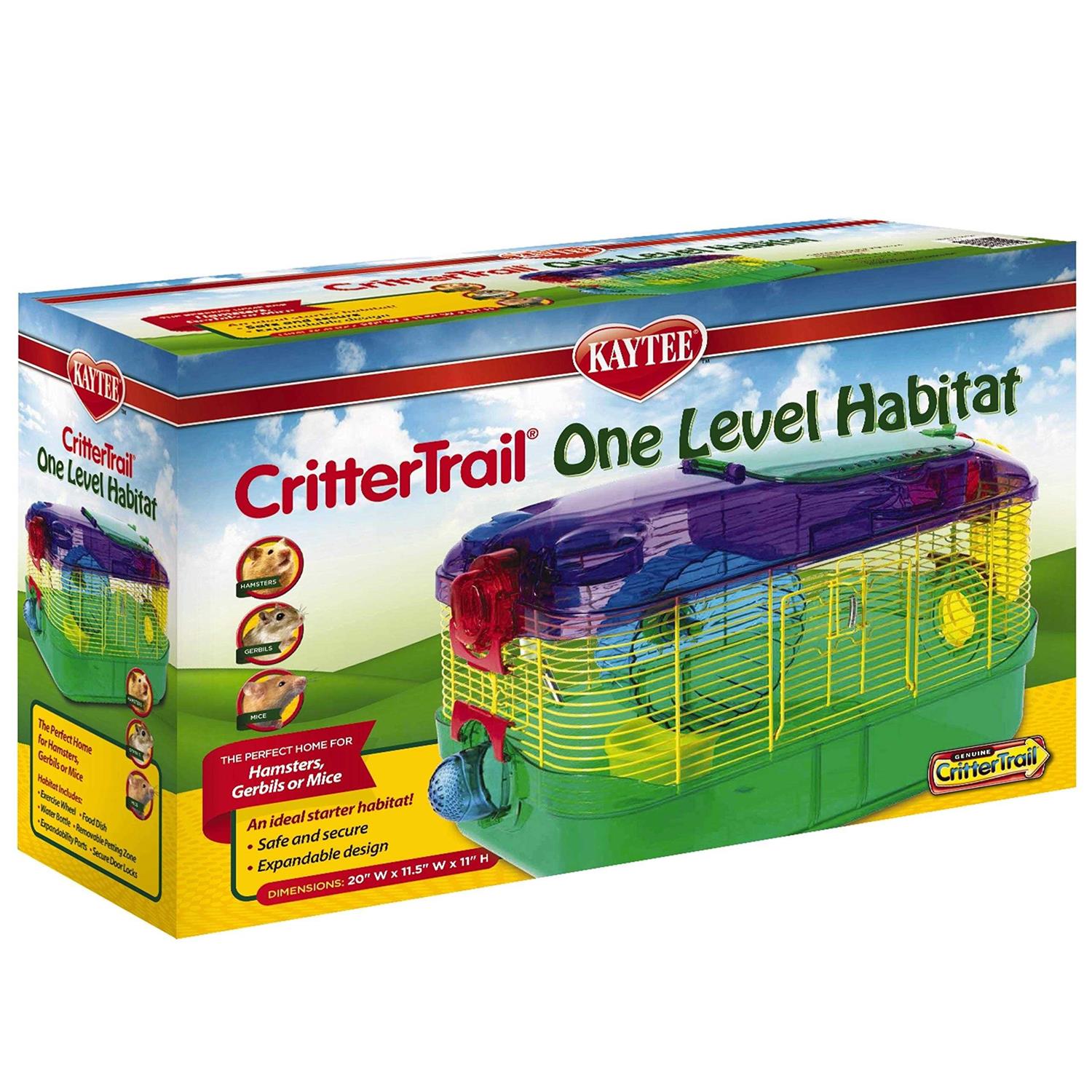 Kaytee CritterTrail One Level Habitat Pink