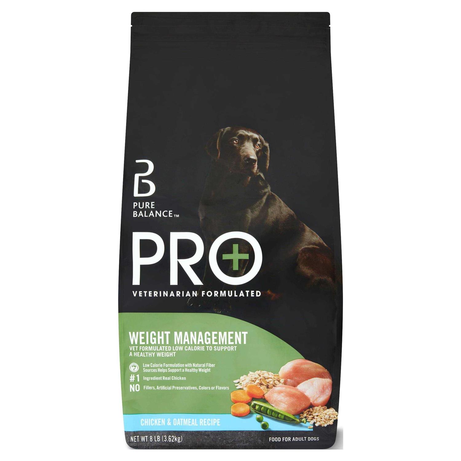Pure Balance Pro+ Weight Management Chicken & Oatmeal Recipe Dry Dog Food
