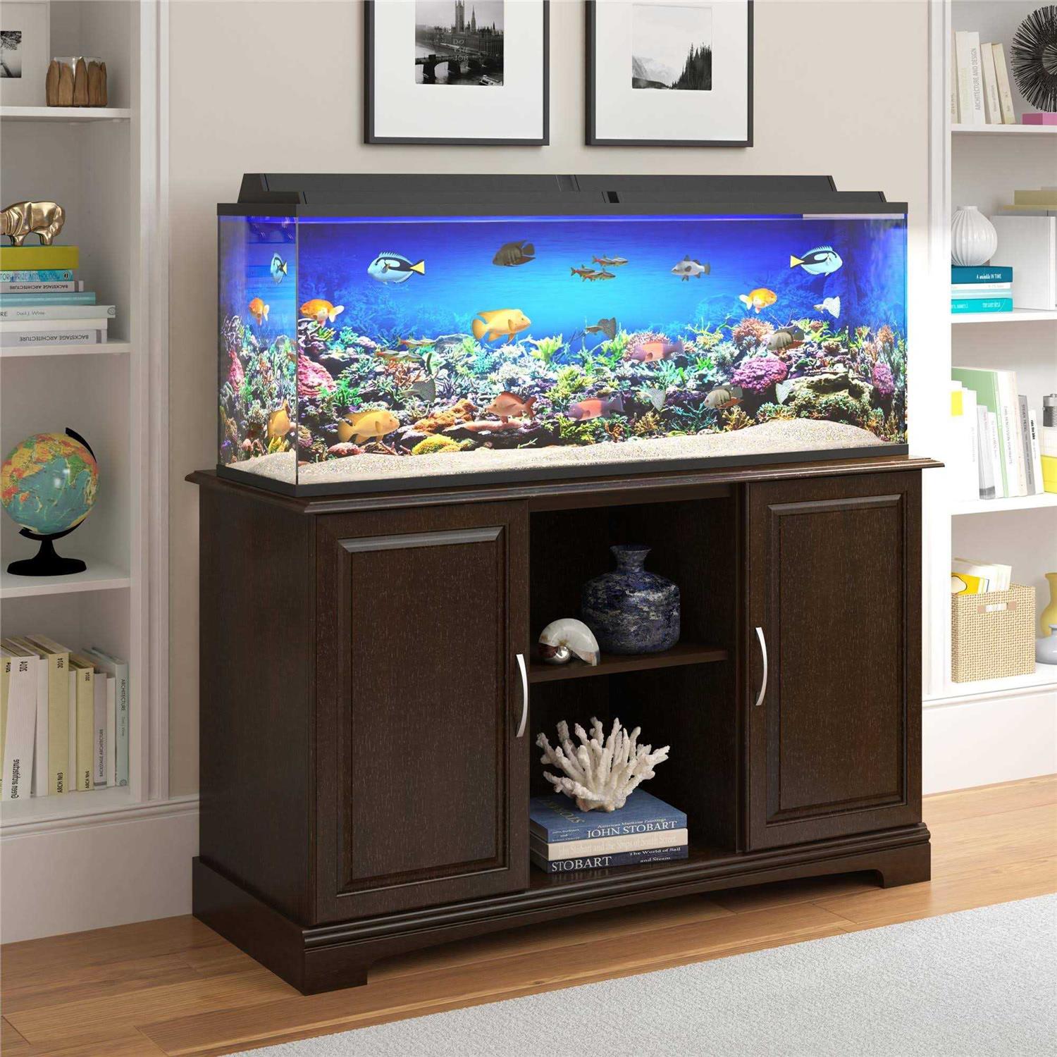 Ameriwood Home Alta Vista 50 75 Gallon Aquarium Stand