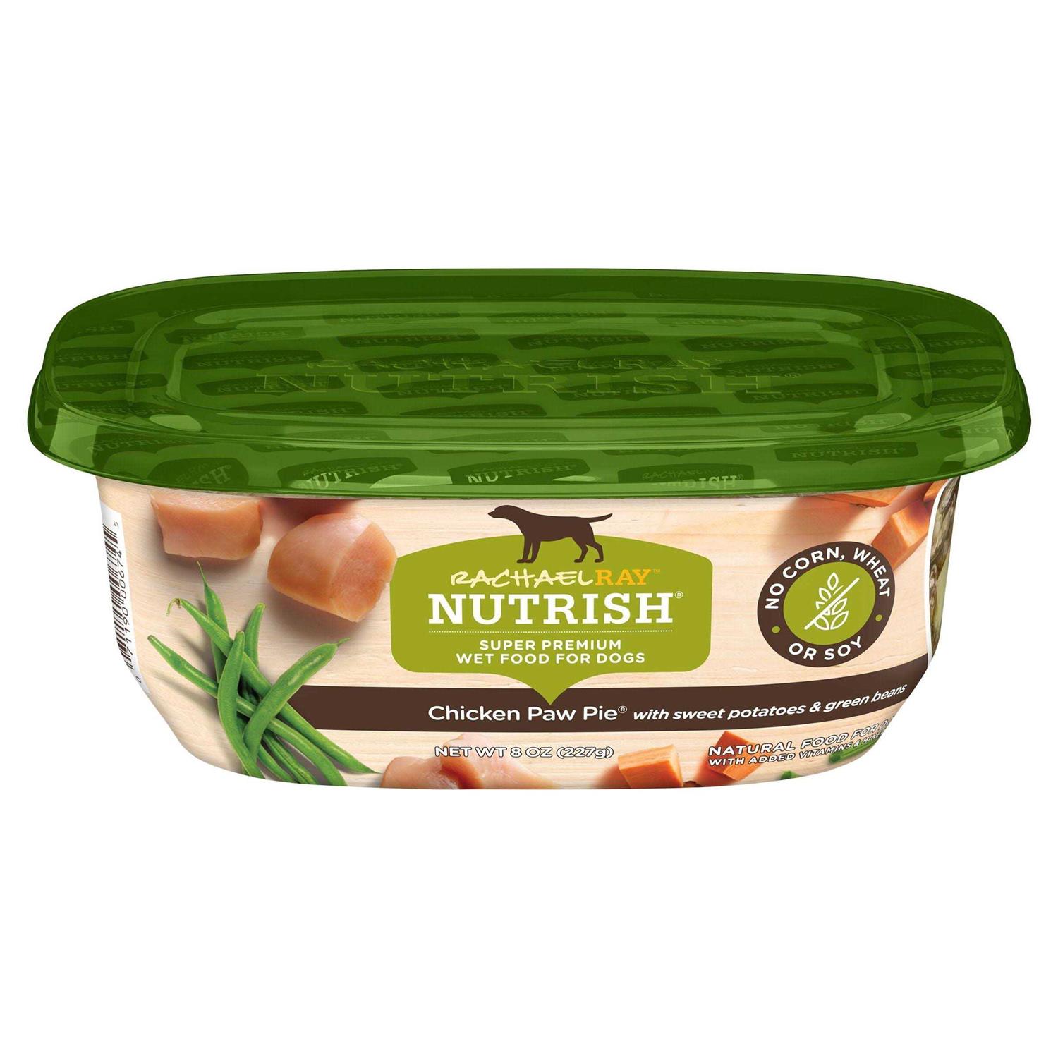 Rachael Ray Nutrish Natural Grain Free Chicken Paw Pie Wet Dog Food
