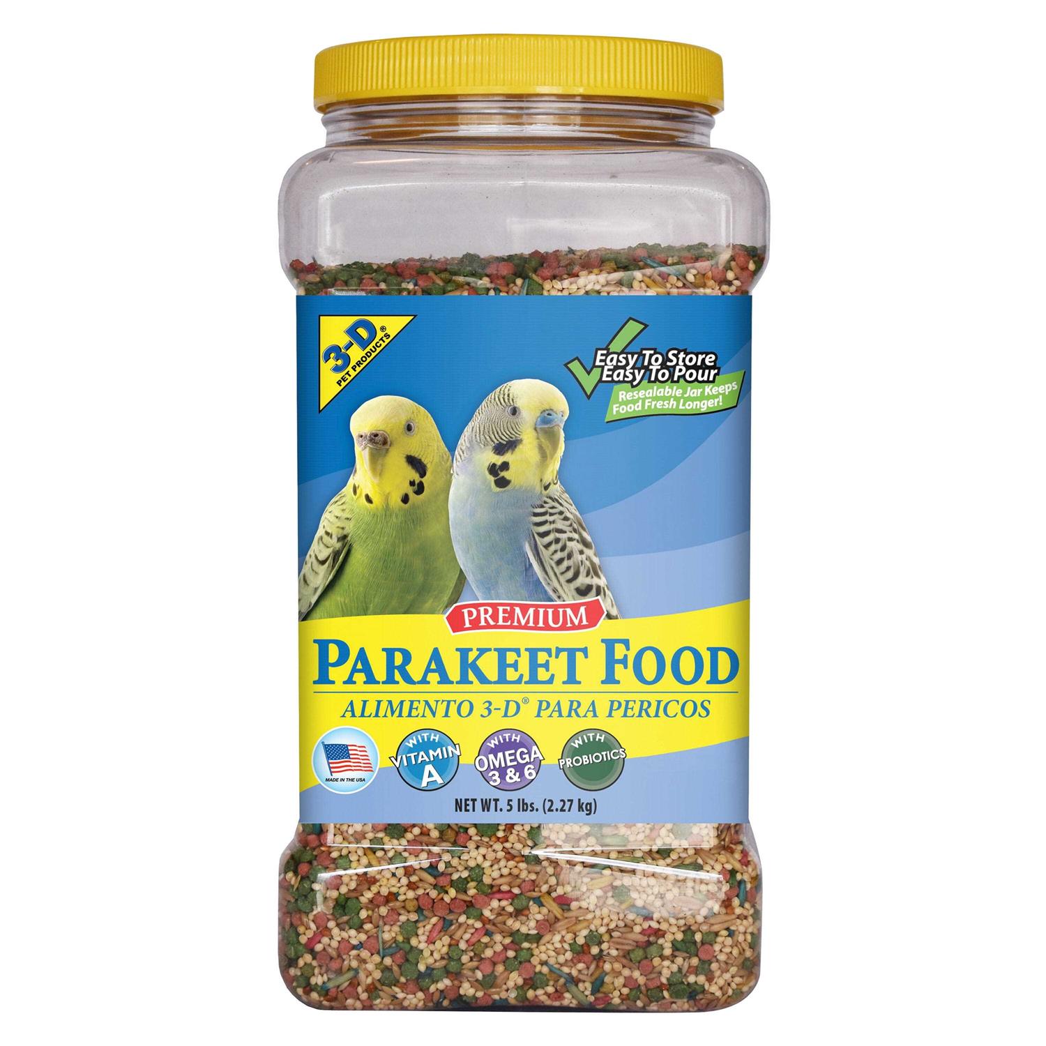 3-D Pet Products Premium Parakeet Food
