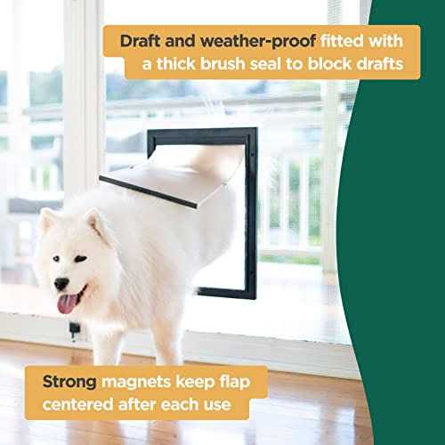 Hakuna Pets Deluxe Aluminum Pet Door