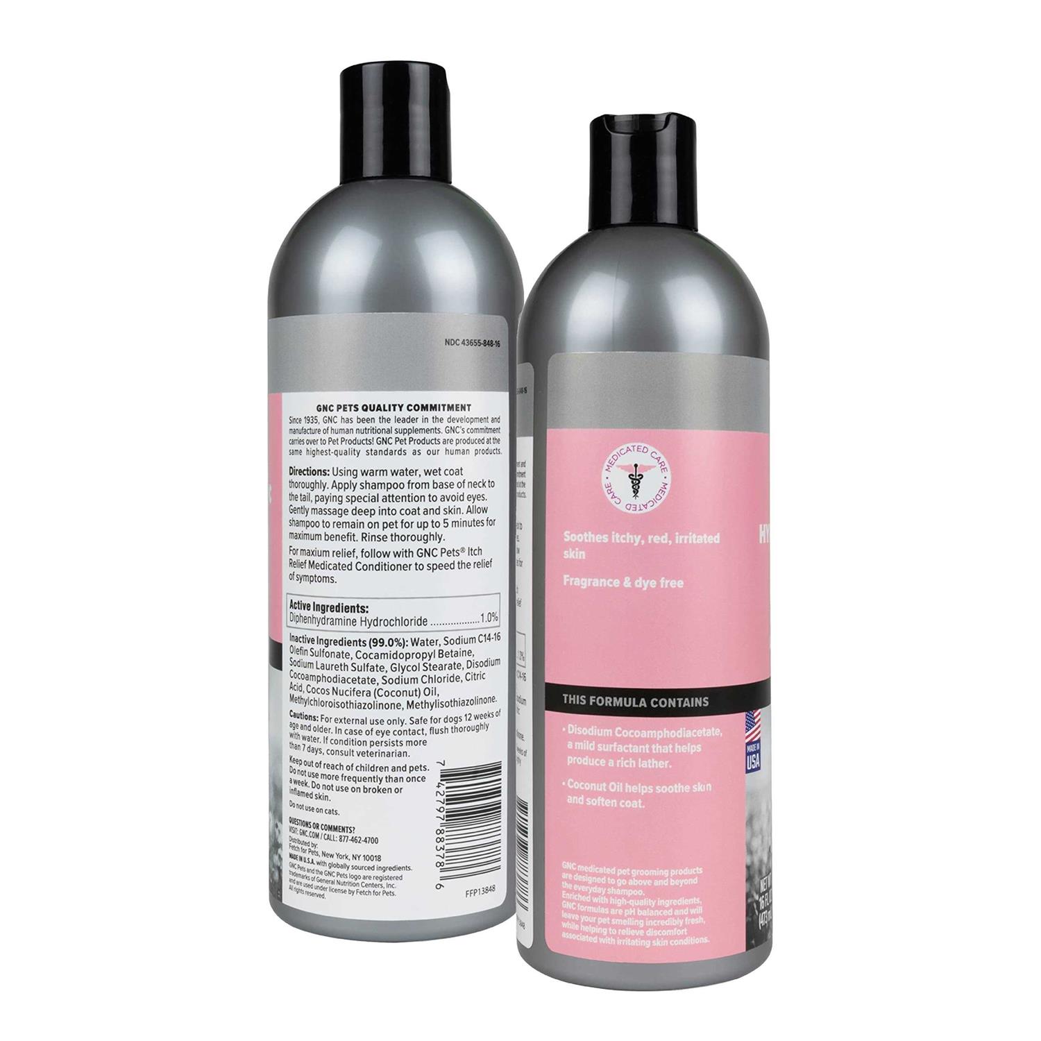 GNC Pets Ultra Medicated Hypo-Allergenic Dog Shampoo