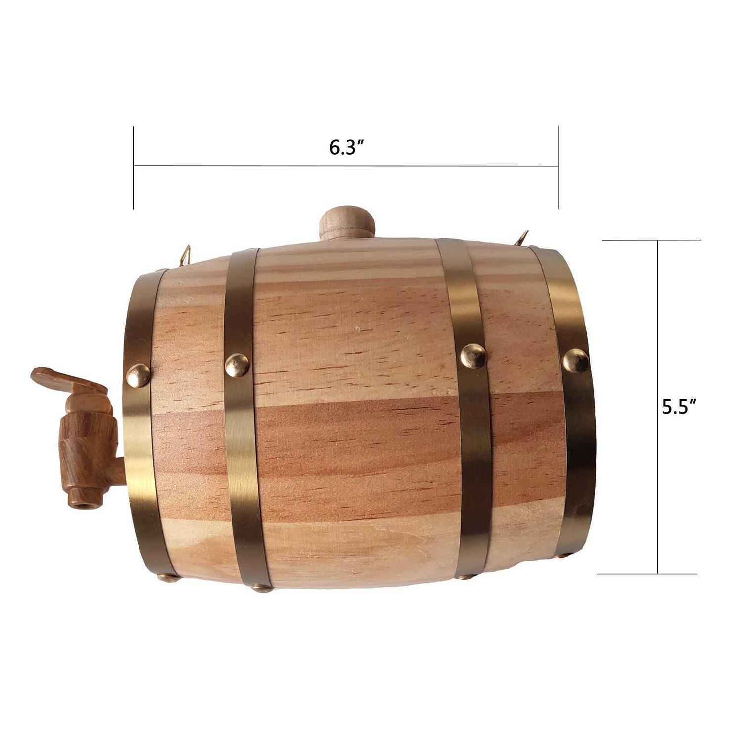 St Bernard Rescue Barrel Collar,Saint Bernard Barrel Collar 1/2 Liter Size Keg with Adjustable Hoops