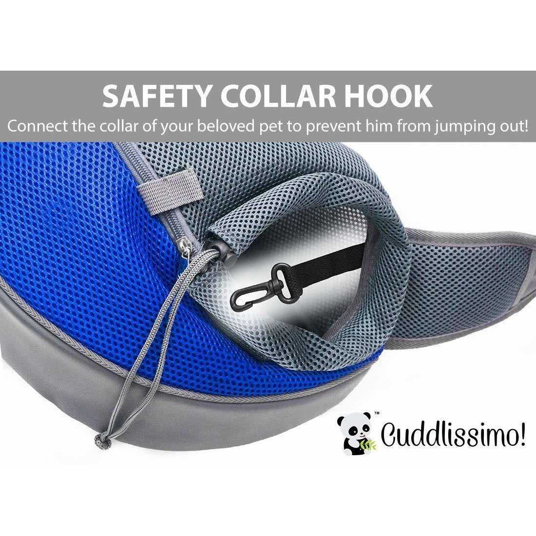 Cuddlissimo! Pet Sling Carrier Small Dog Puppy Cat Carrying Bag Purse Pouch
