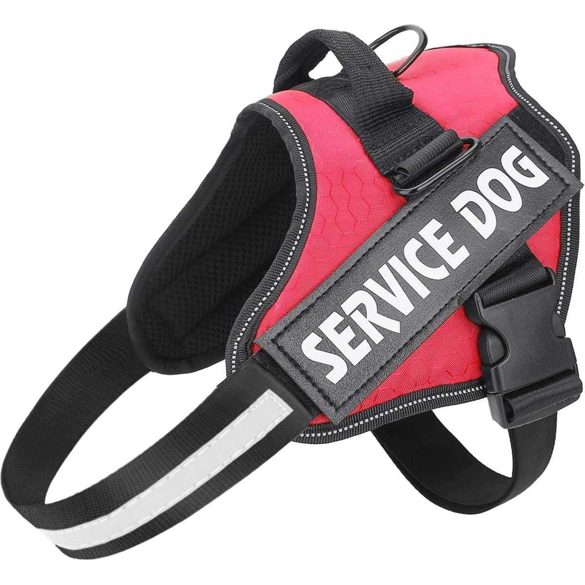 MUMUPET Service Dog Harness, No Pull Easy On and Off Pet Vest Harness