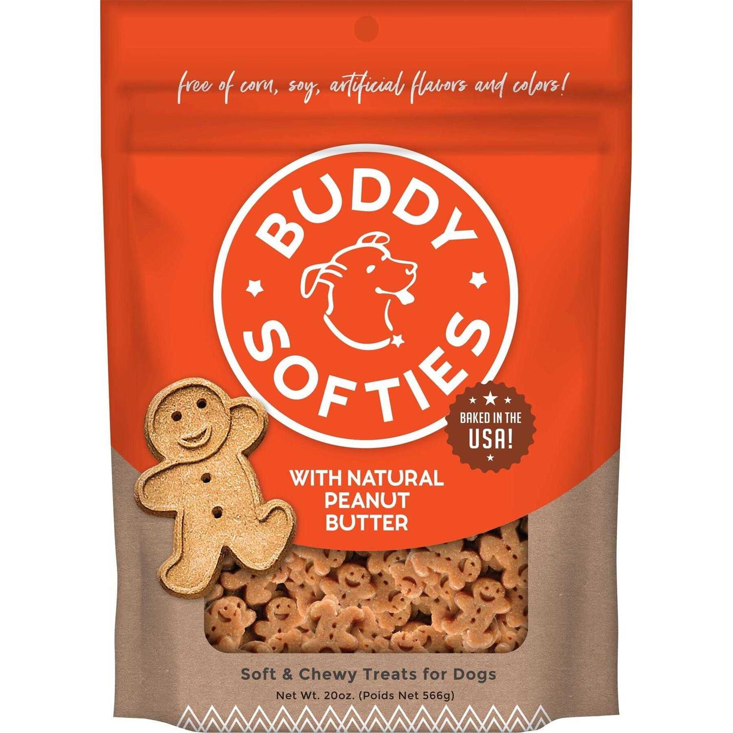 Buddy Biscuits Peanut Butter Soft and Chewy Dog Treats