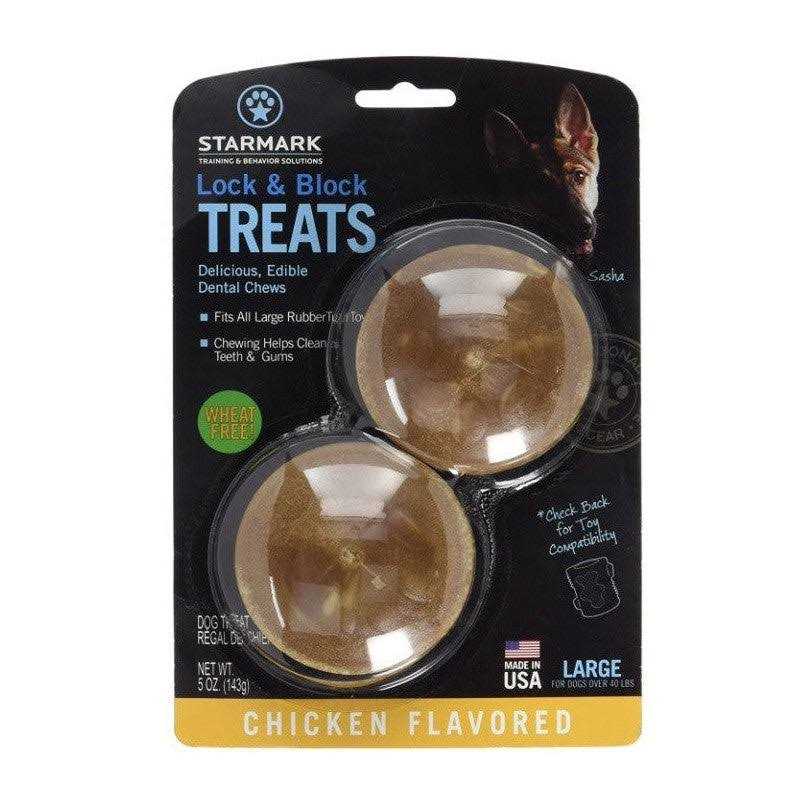 Starmark Lock and Block Treats Chicken Flavor