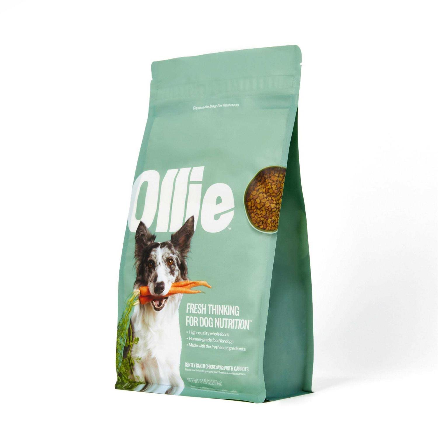Ollie Baked Chicken Dish with Carrots Dry Dog Food