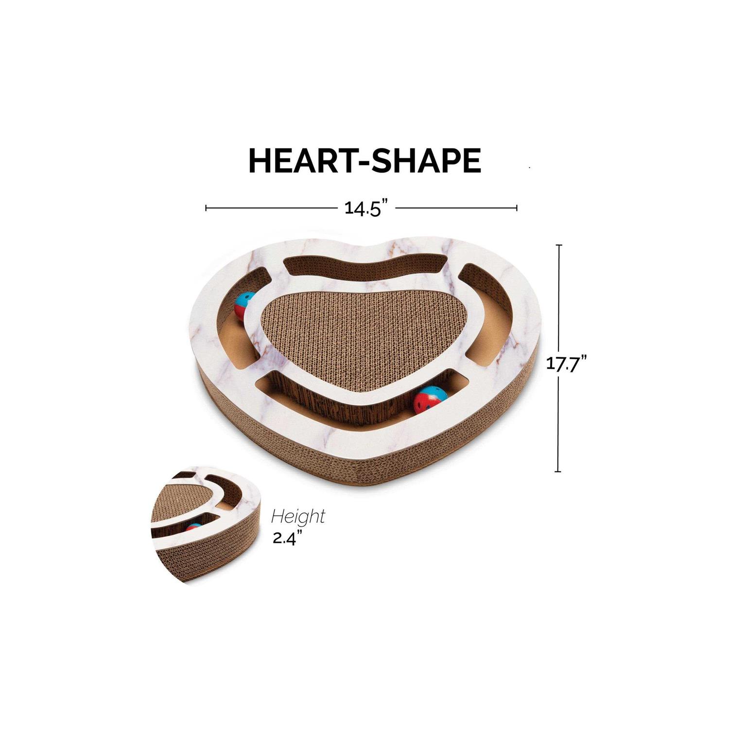 FurHaven Hexagon Busy Box Cat Scratcher