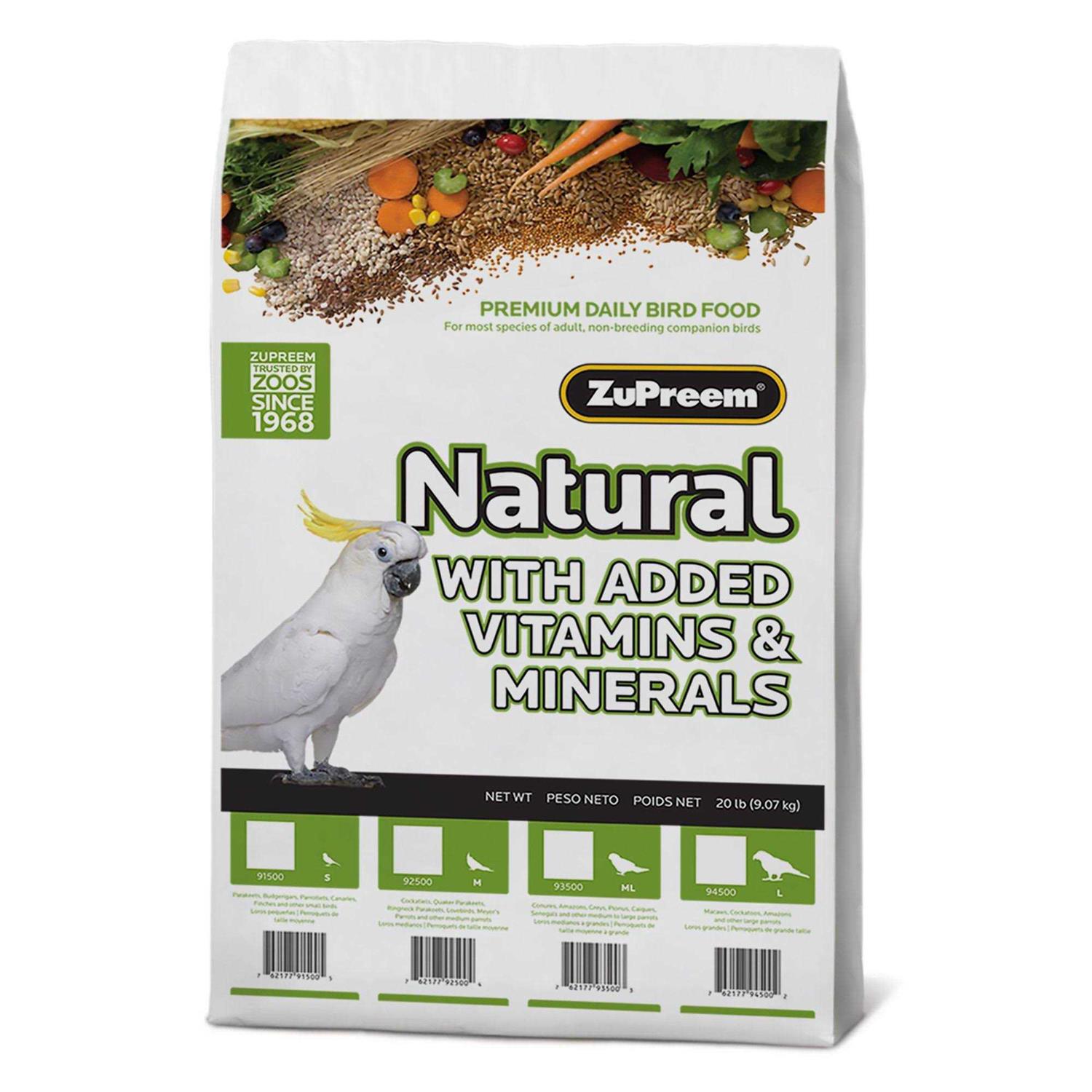 Zupreem Natural Bird Food
