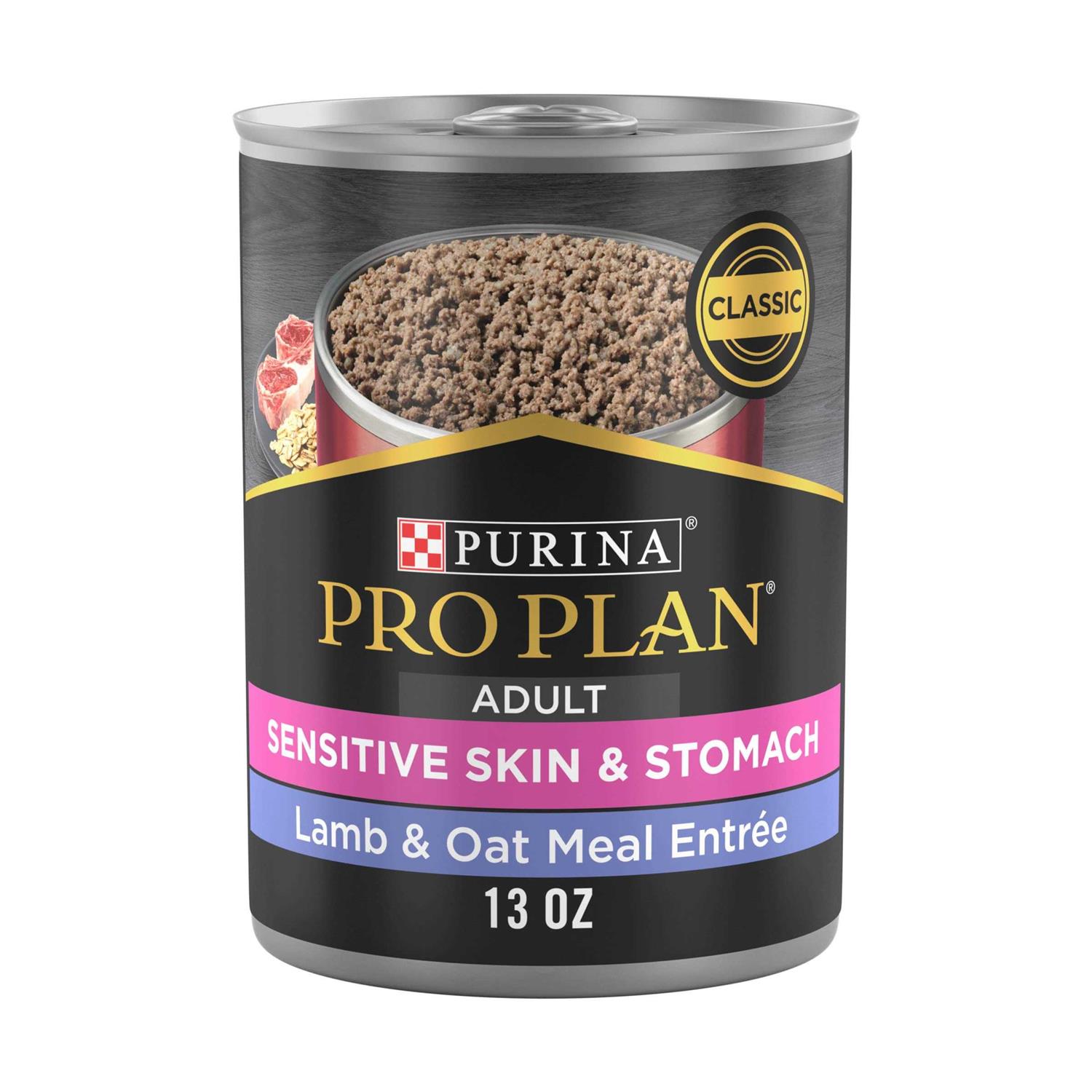 Purina Pro Plan Adult Sensitive Skin & Stomach Oat Meal Entree​ Wet Dog Food