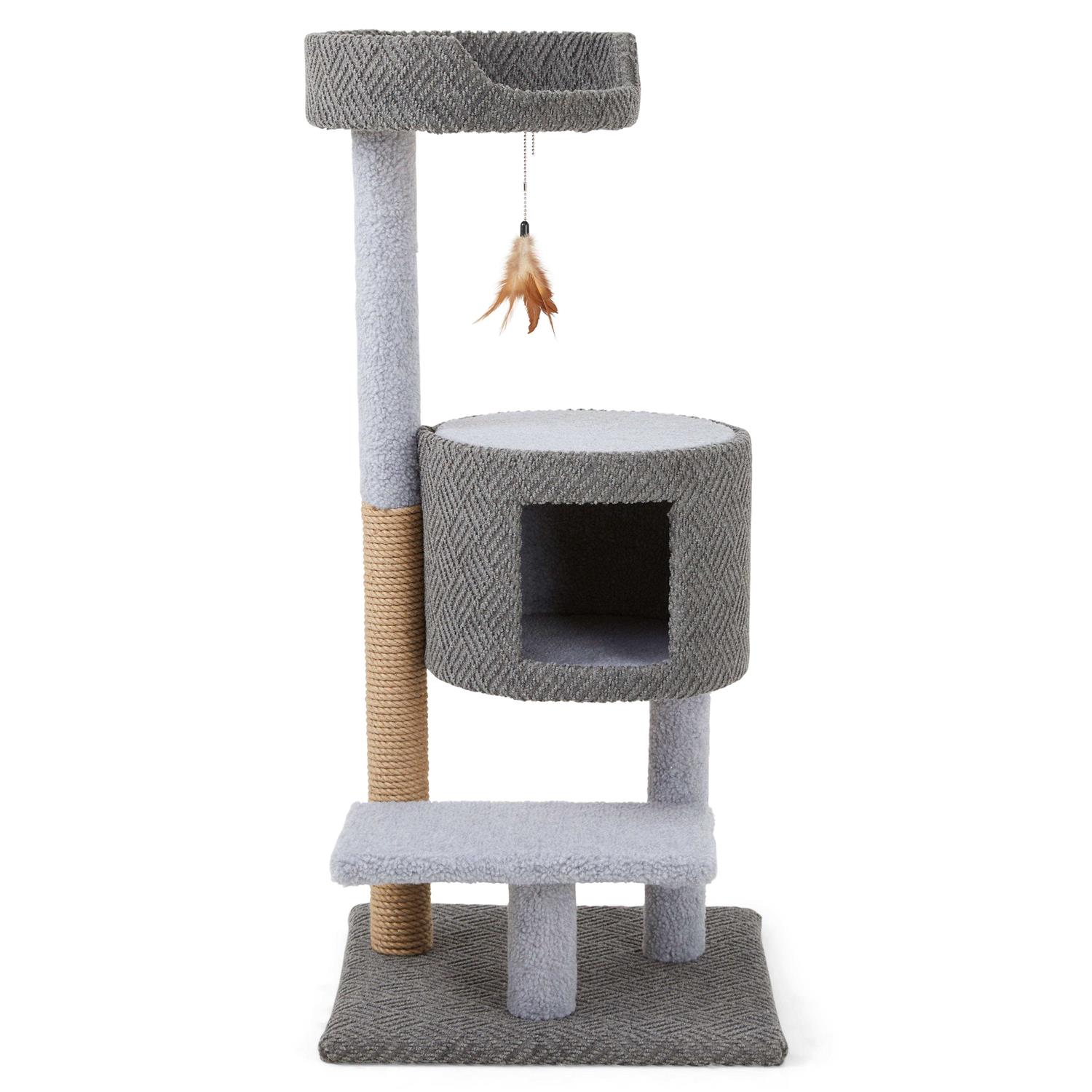 EveryYay Lookout Loft 3-Level Cat Tree with Condo for Large Cats