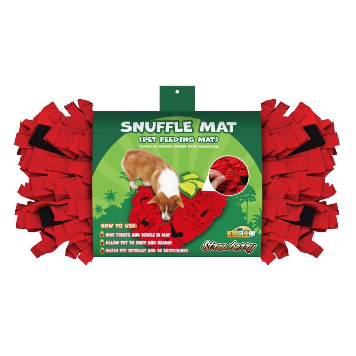 Archstone Pets Strawberry Dog Snuffle Mat