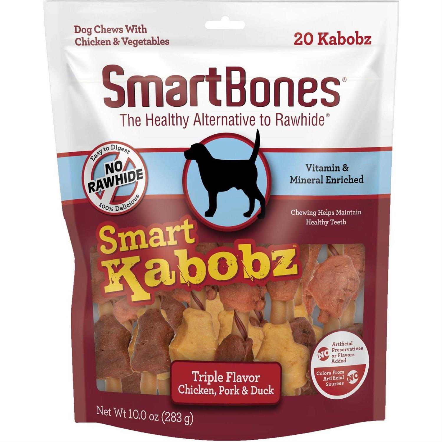 SmartBones Smart Kabobz Dog Treat