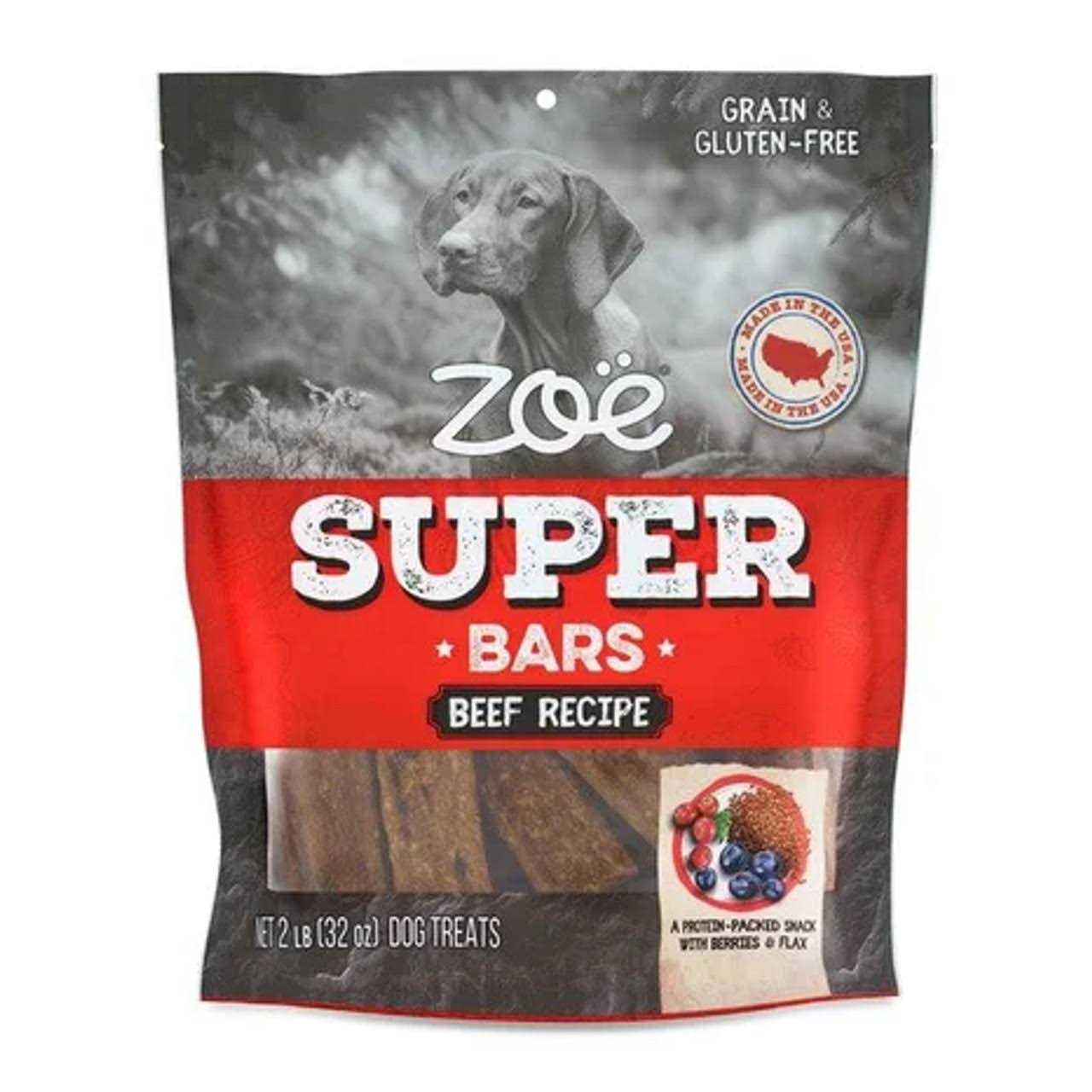 Zoe Beef Recipe Super Bars Dog Treats