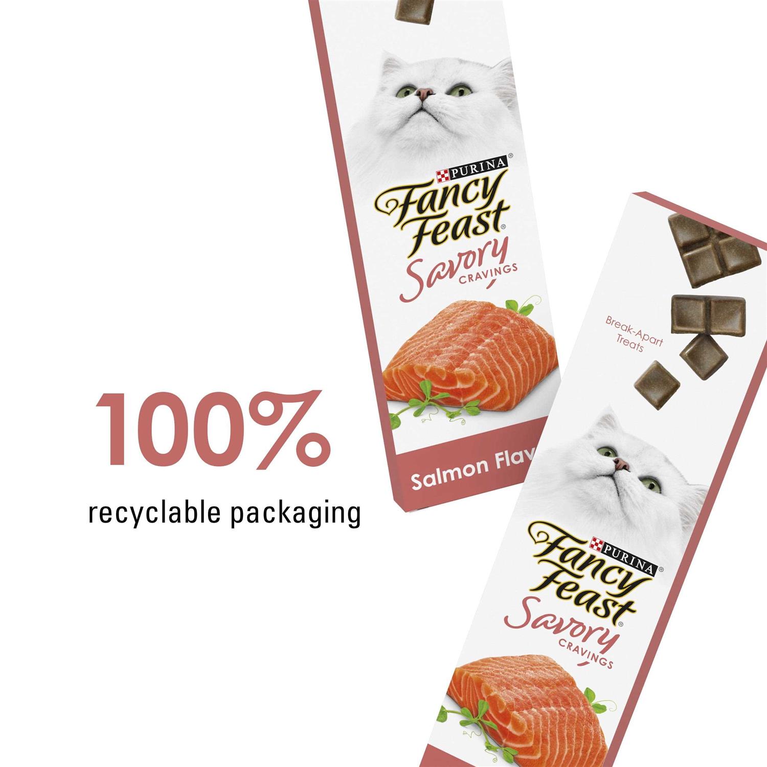 Fancy Feast Limited Ingredient Cat Treats Savory Cravings Salmon Flavor