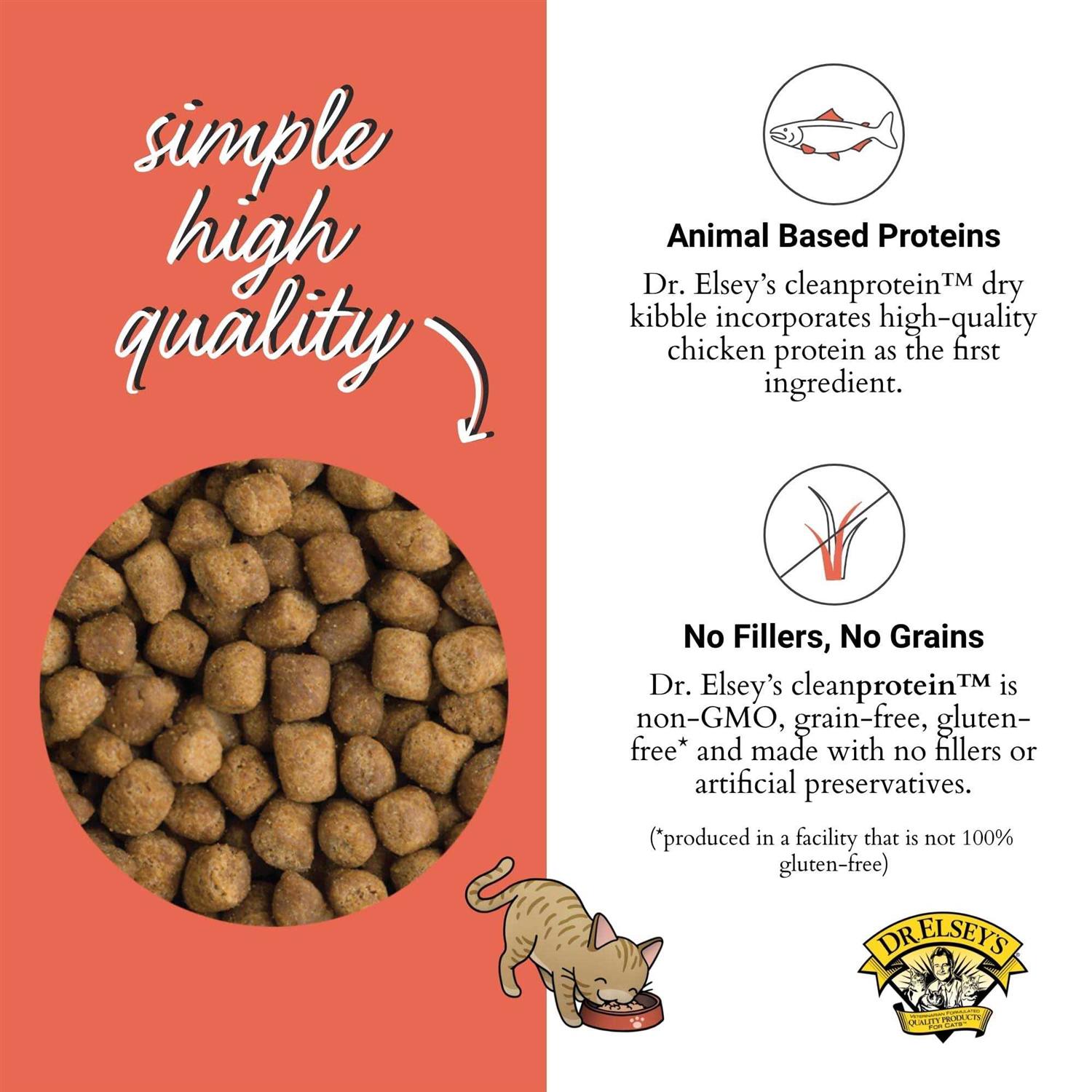 Dr. Elsey’s cleanprotein Dry Cat Food Salmon