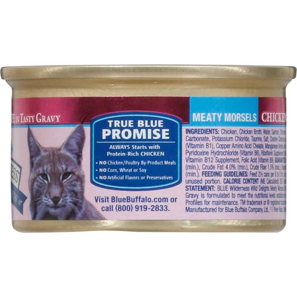 Blue Buffalo Wilderness Wild Delights Cat Food Chicken