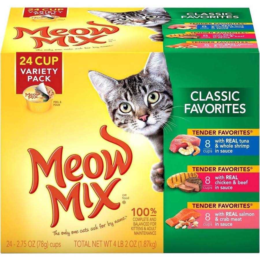 Meow Mix Tender Favorites Wet Cat Food