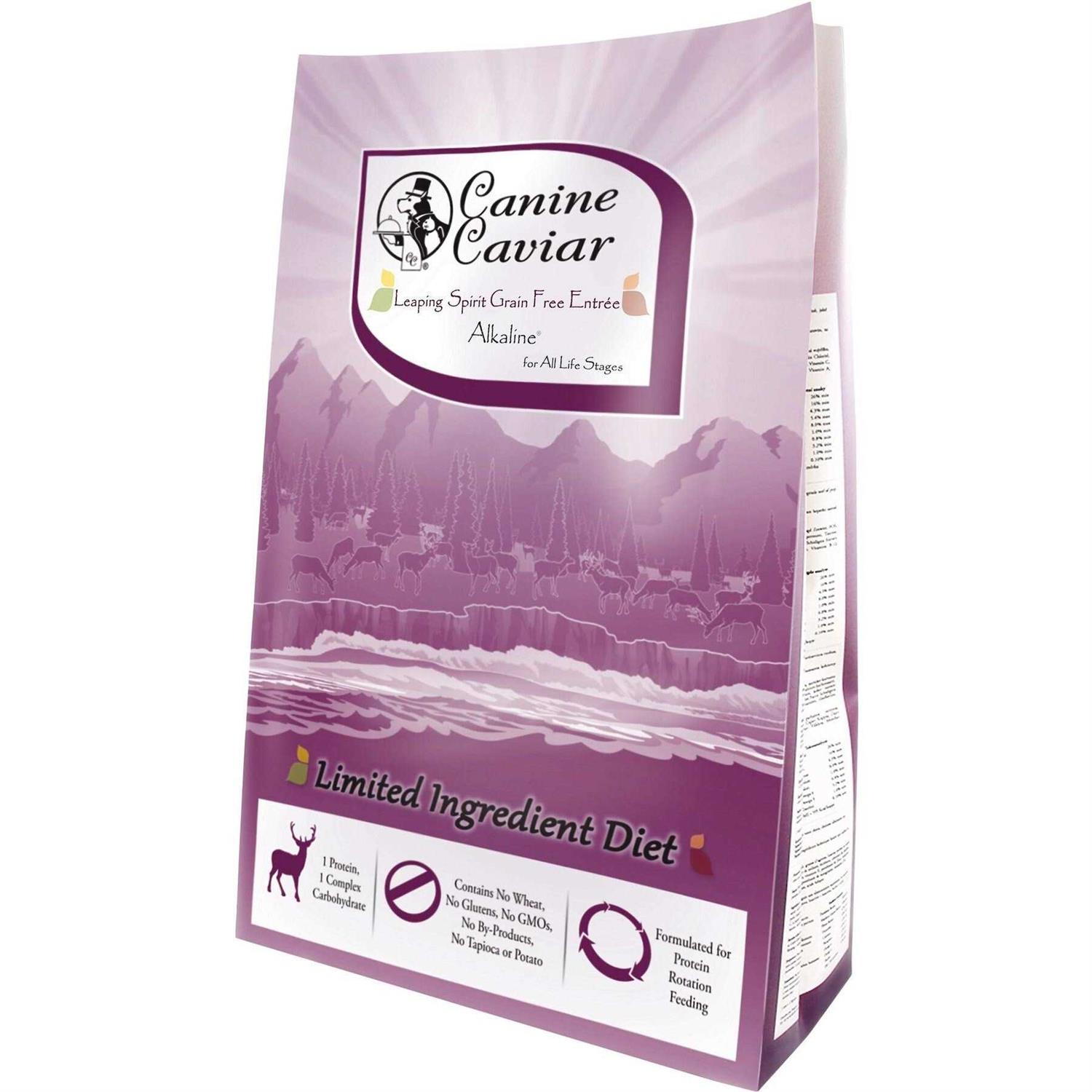 Canine Caviar Leaping Spirit Holistic Grain Free Entree Dry Dog Food