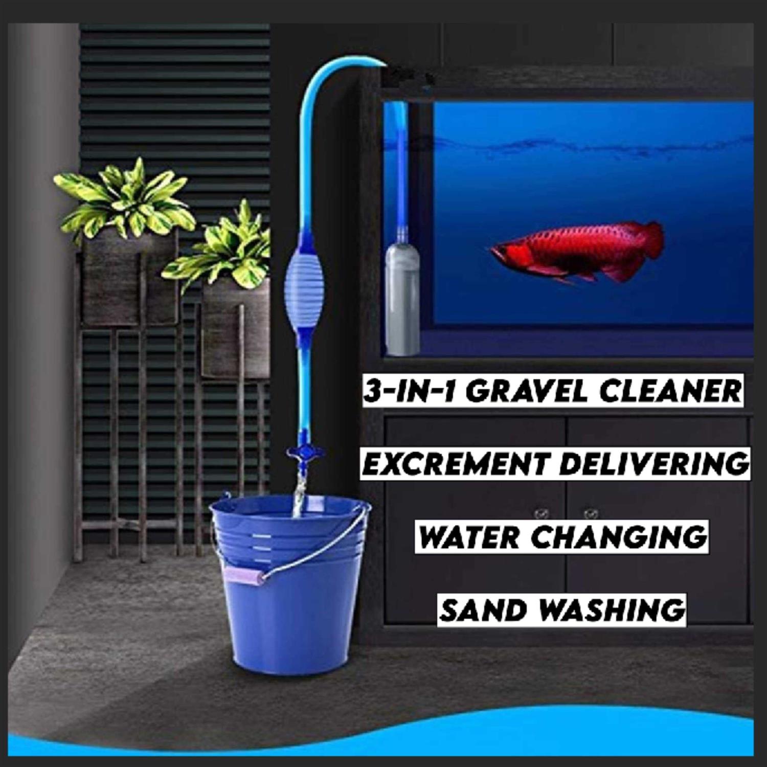 LL Products Gravel Vacuum for Aquarium Fish Tank Gravel Vacuum Cleaner