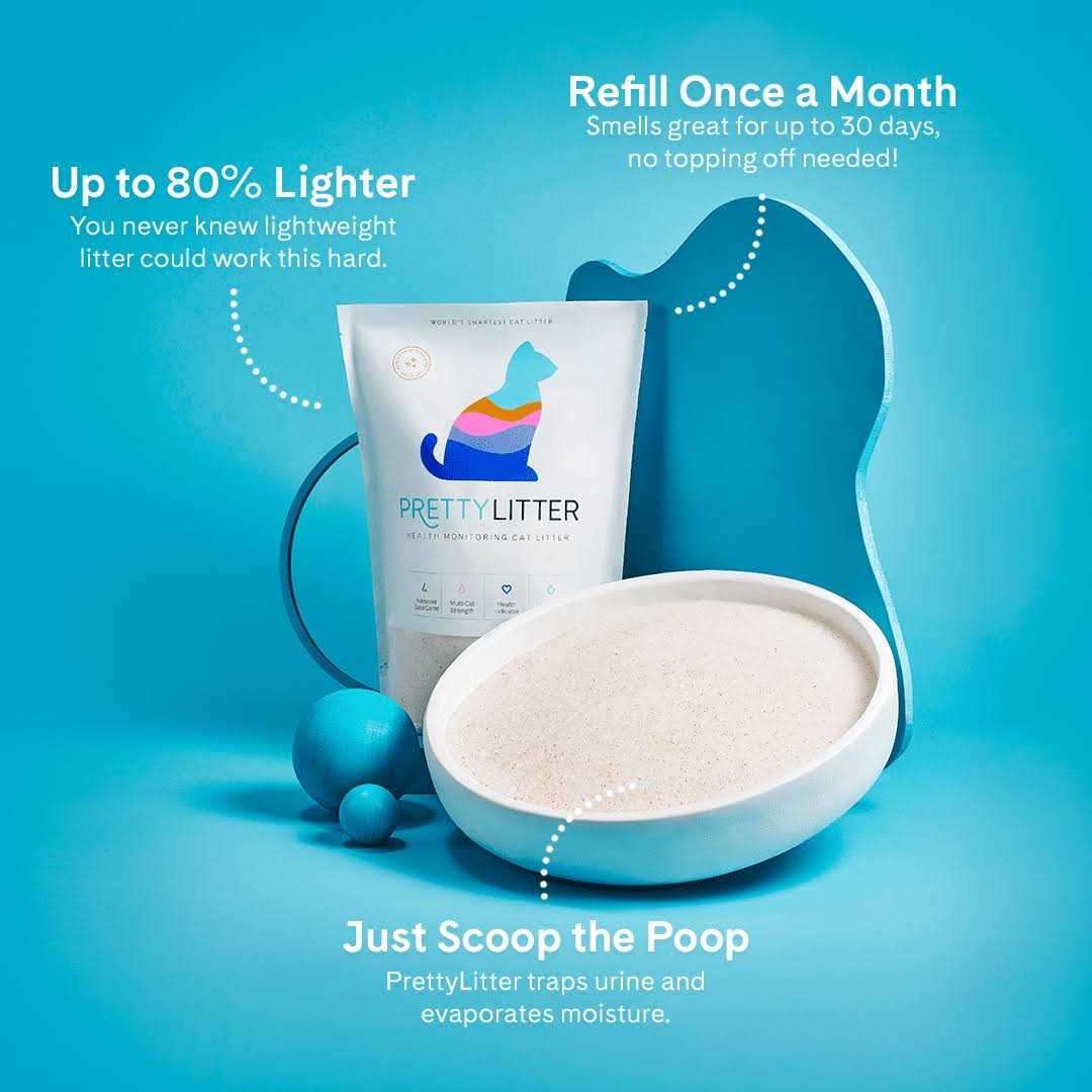 PrettyLitter Health Monitoring Cat Litter