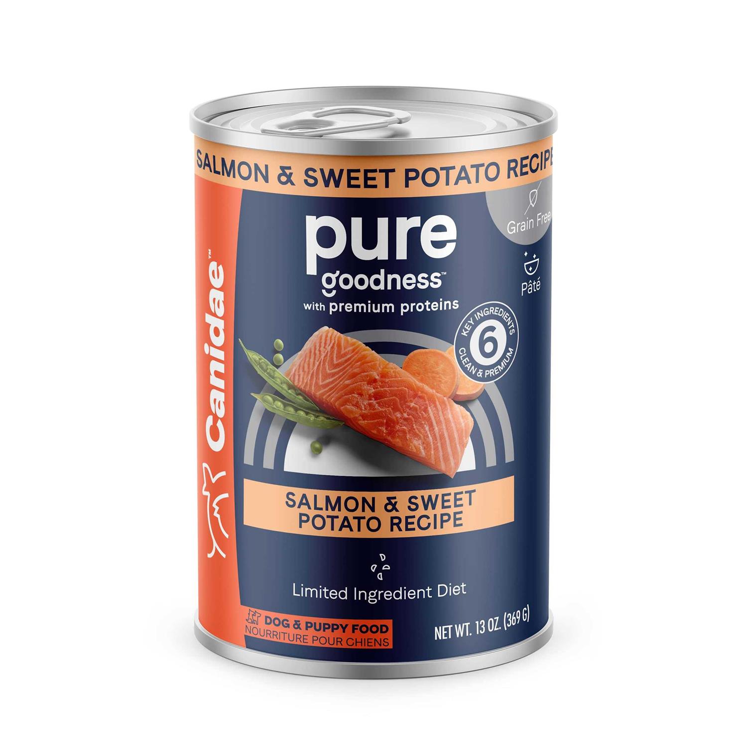 Canidae Grain-Free Pure Limited Ingredient Salmon & Sweet Potato Recipe Canned Dog Food
