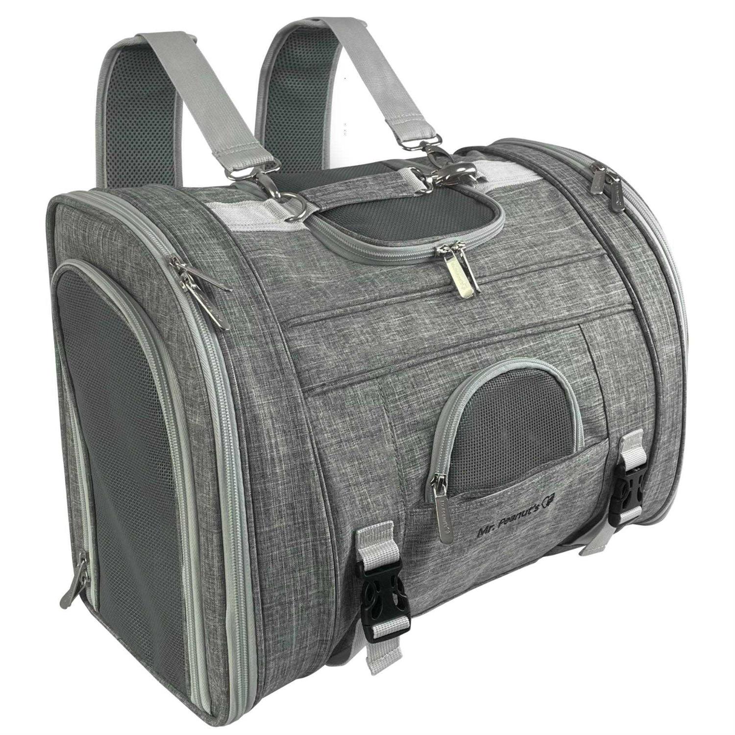 Mr. Peanut&s Monterey Series Convertible Backpack Airline Approved Pet Carrier
