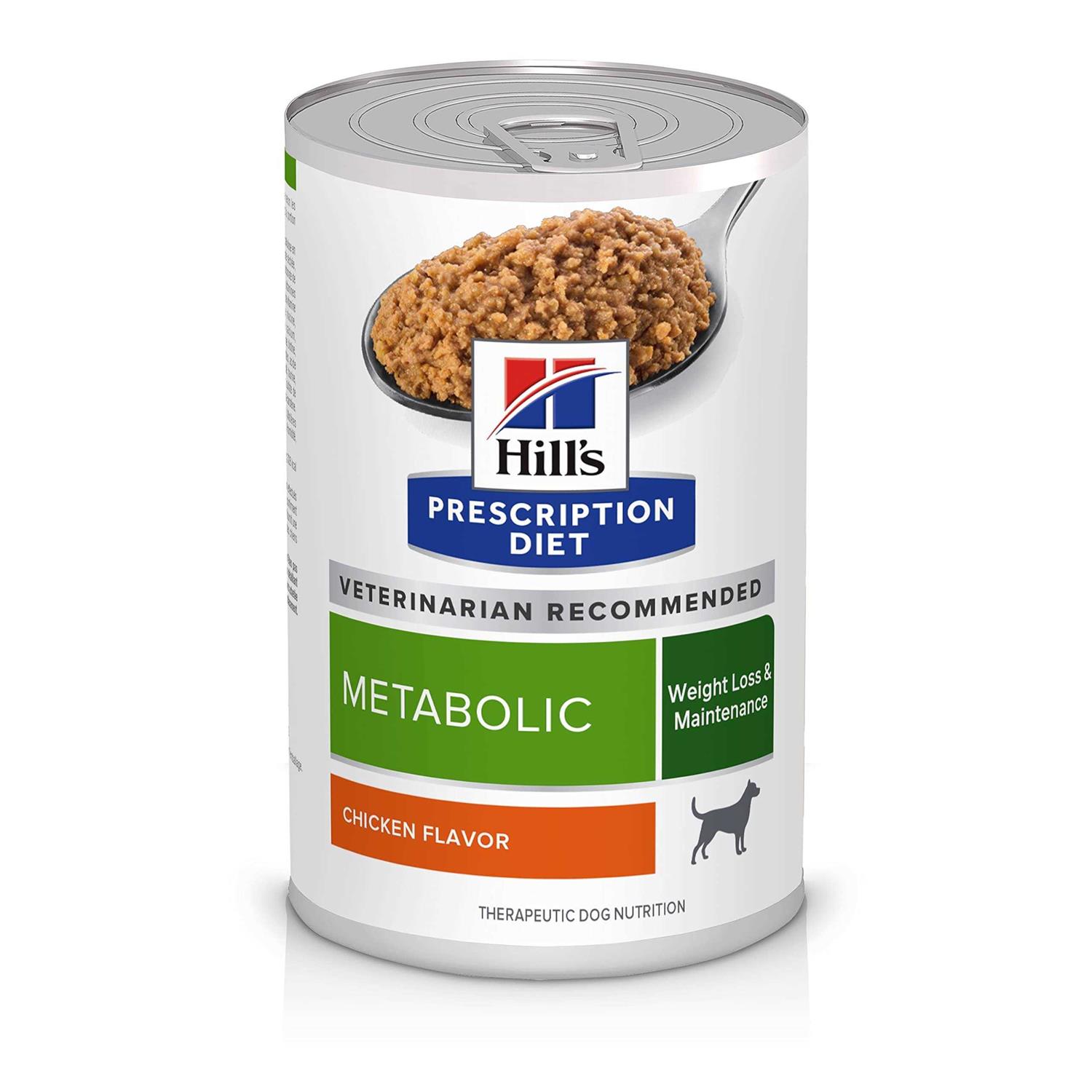 Hill’s Prescription Diet Metabolic Weight Management Chicken Flavor Canned Dog Food