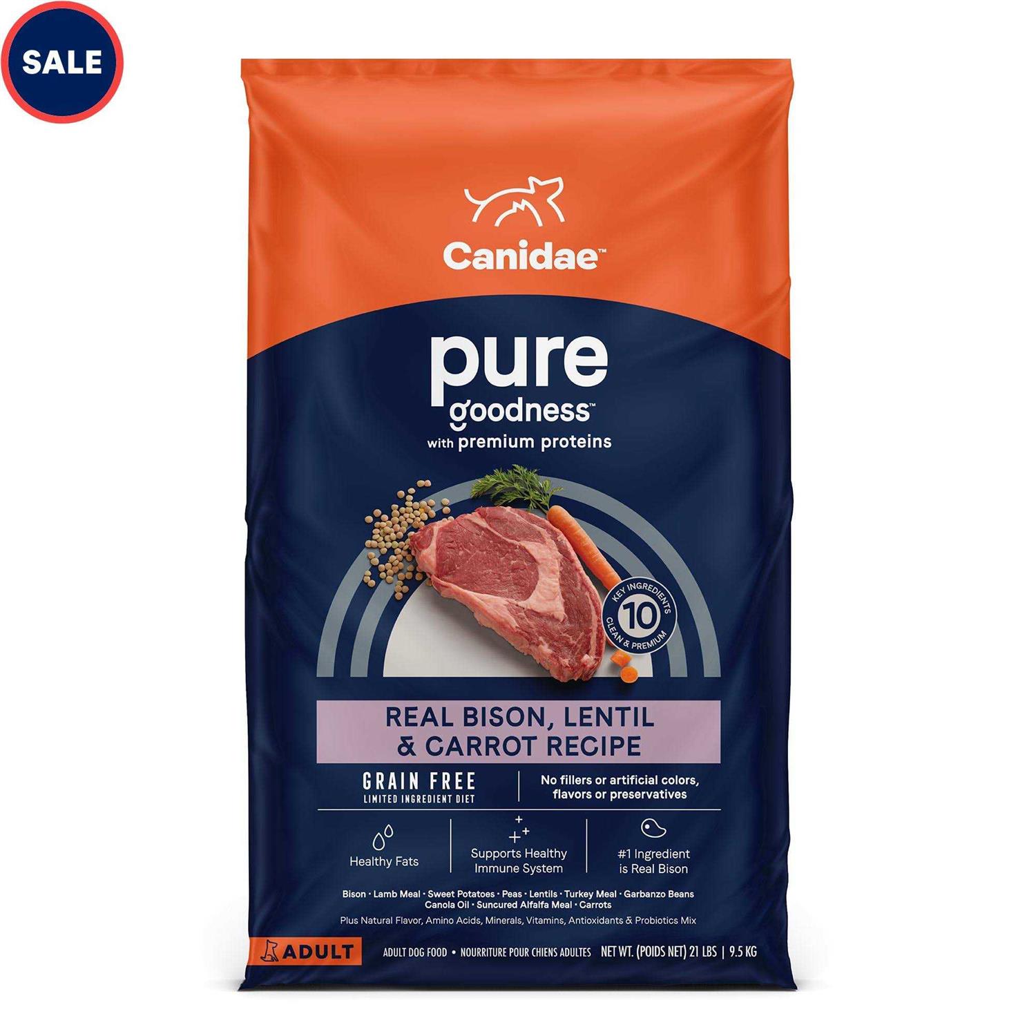 Canidae Grain Free Pure Bison Dry Dog Food