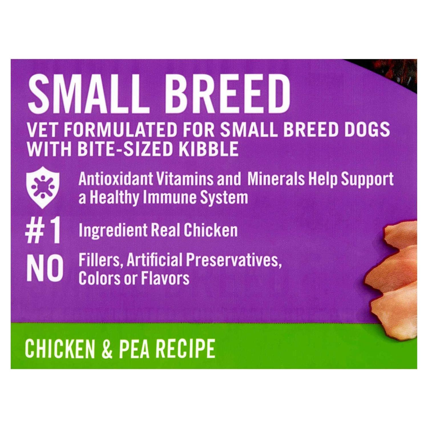 Pure Balance Pro+ Small Breed Chicken & Pea Recipe Dry Dog Food