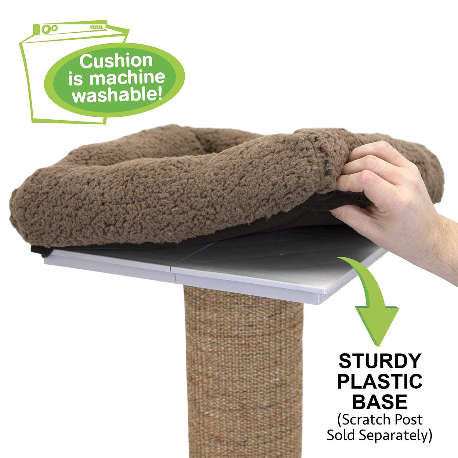Kitty City Sisal Post Cat Scratchers and Cushion
