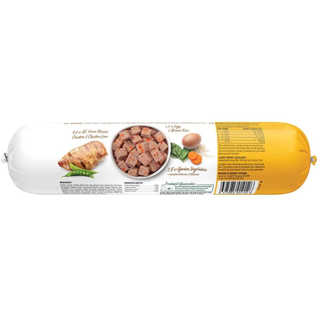 Freshpet Select Tender Chicken Recipe Dog Food Roll