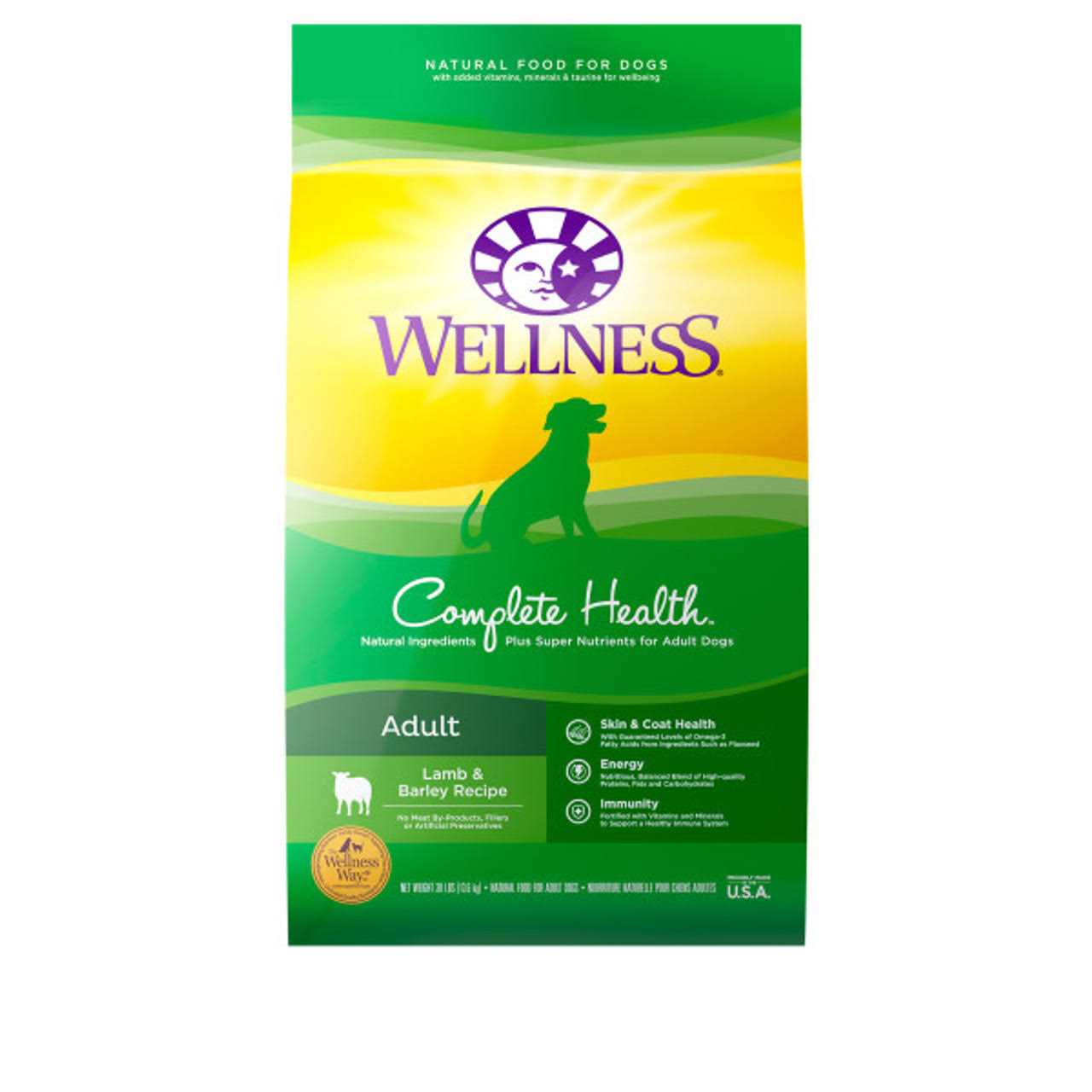 Wellness Complete Health Lamb & Barley Dry Dog Food