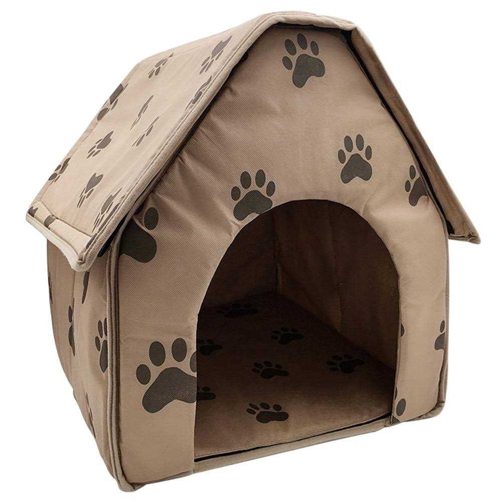 Tboline Portable Dog House Foldable Winter Pet Bed Nest Tent Cat Puppy Kennel