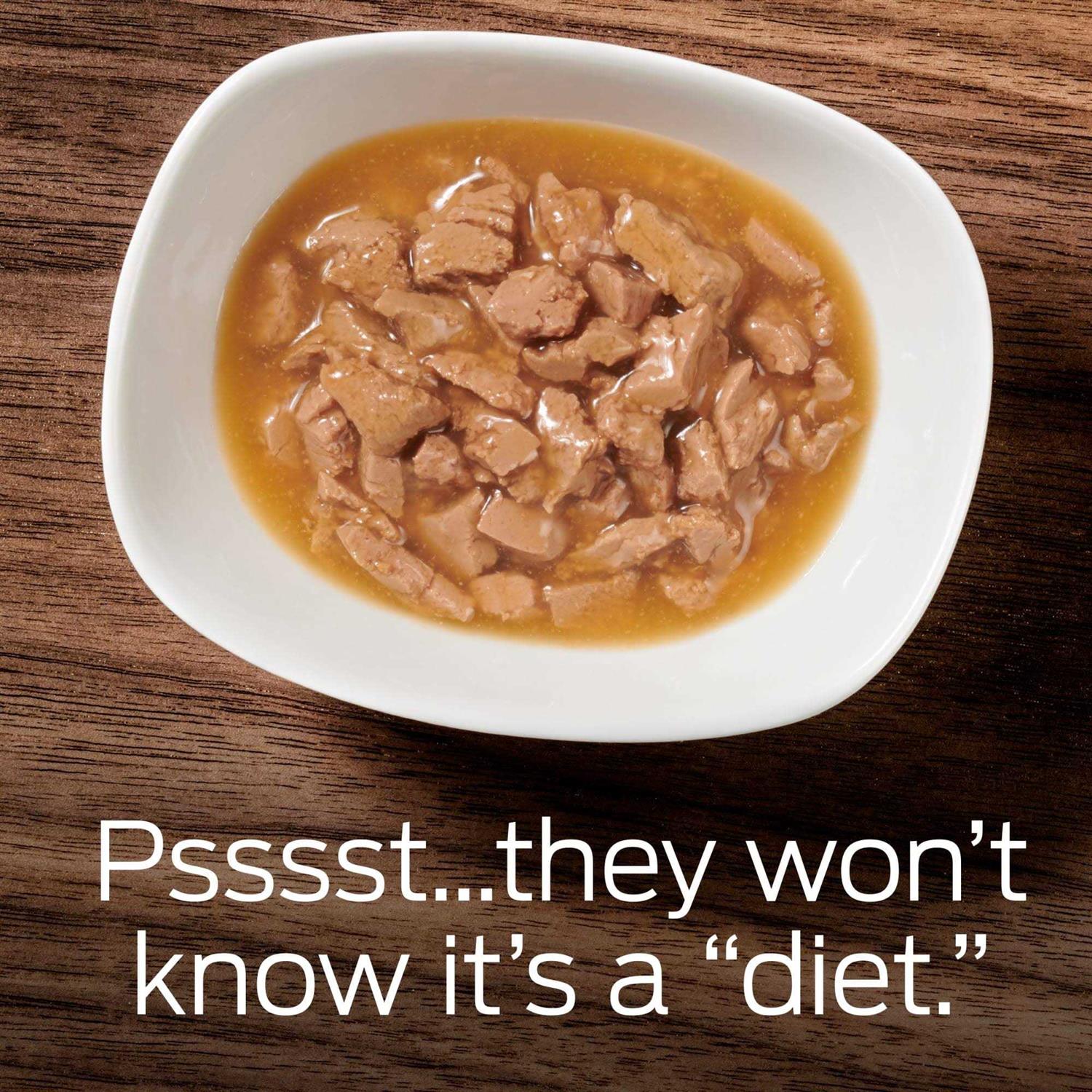 Purina Pro Plan Veterinary Diets OM Overweight Management Savory Selects with Salmon Feline Formula Wet Cat Food