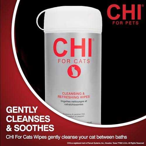 CHI Cleansing Cat Wipes
