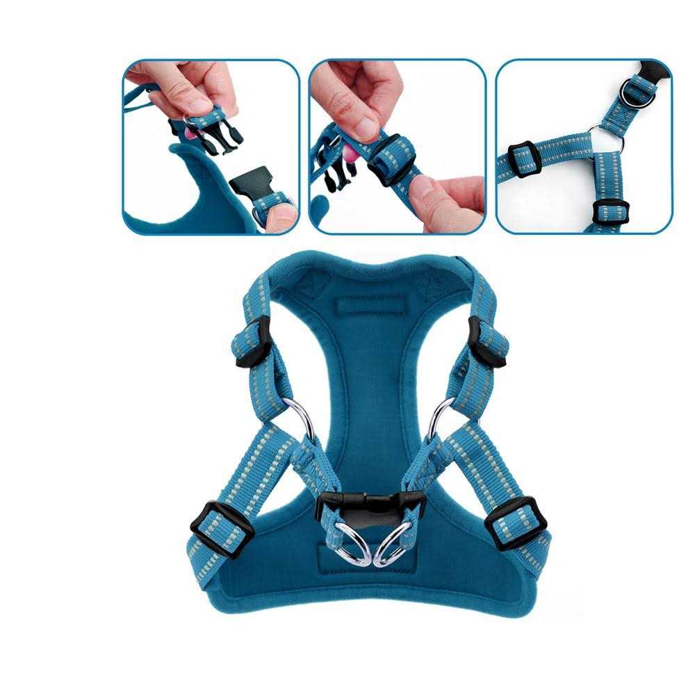 Voyager by Best Pet Supplies Adjustable Step In Dog Harness