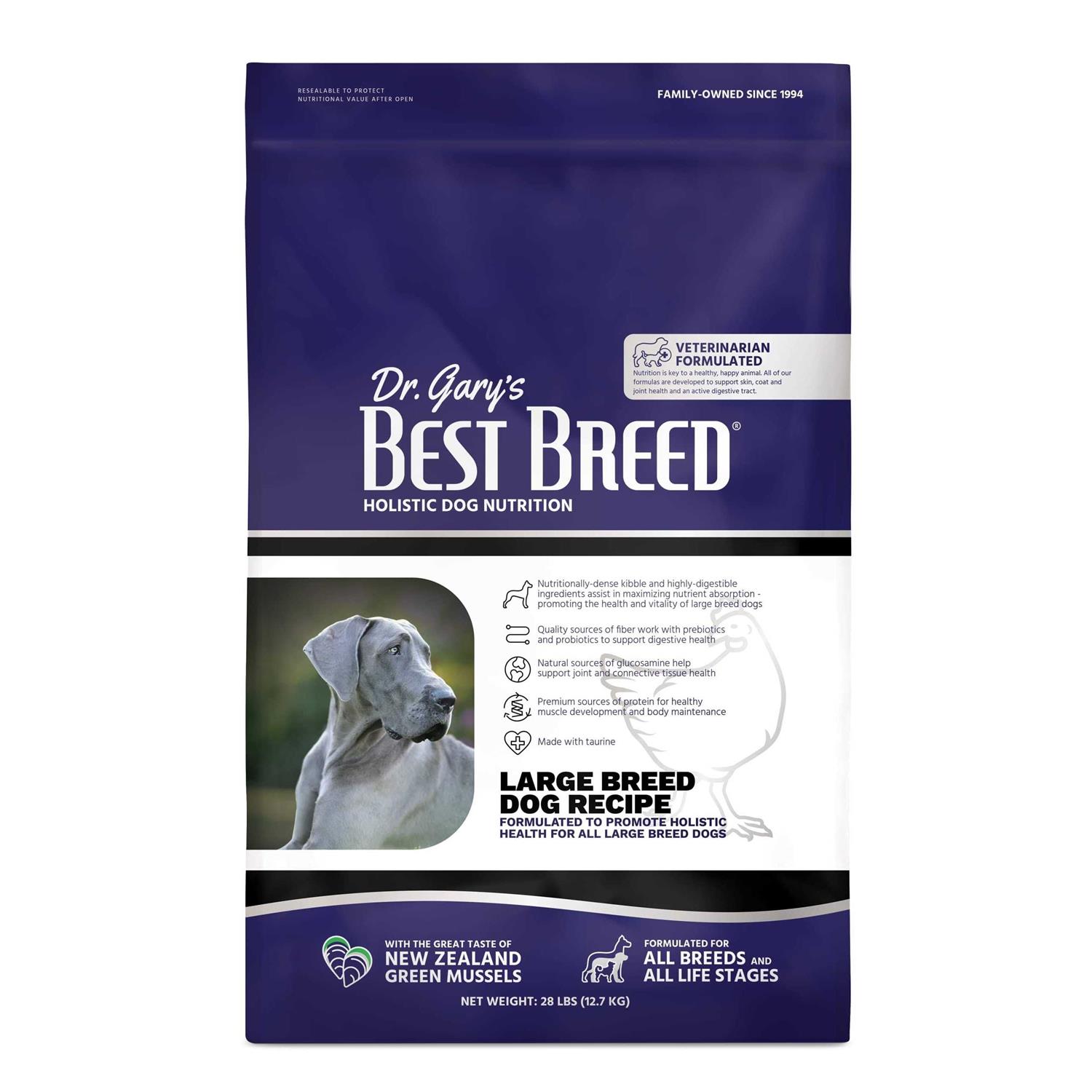 Dr. Gary’s Best Breed Holistic Large Breed Dry Dog Food