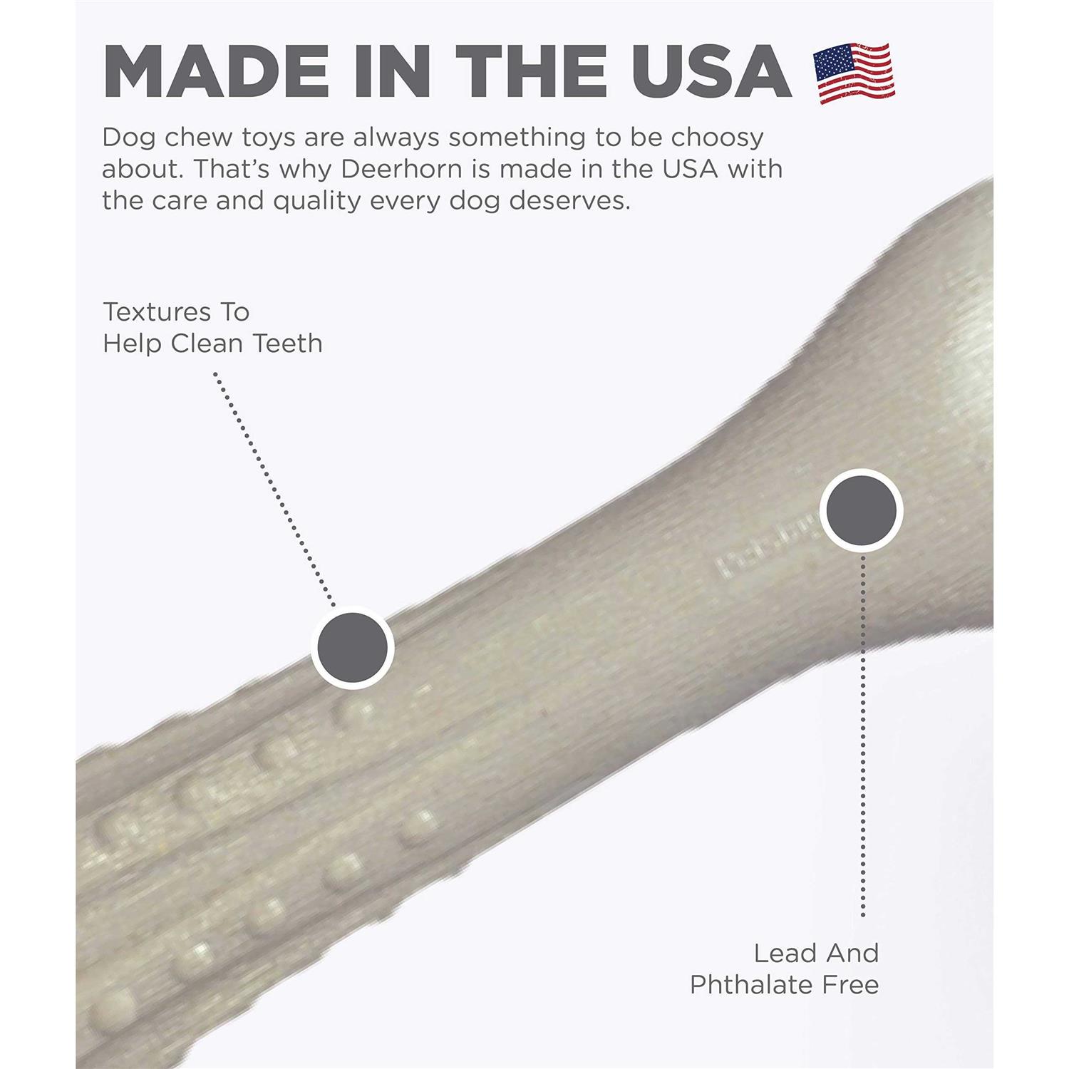 Petstages Deerhorn Chew Dog Toy
