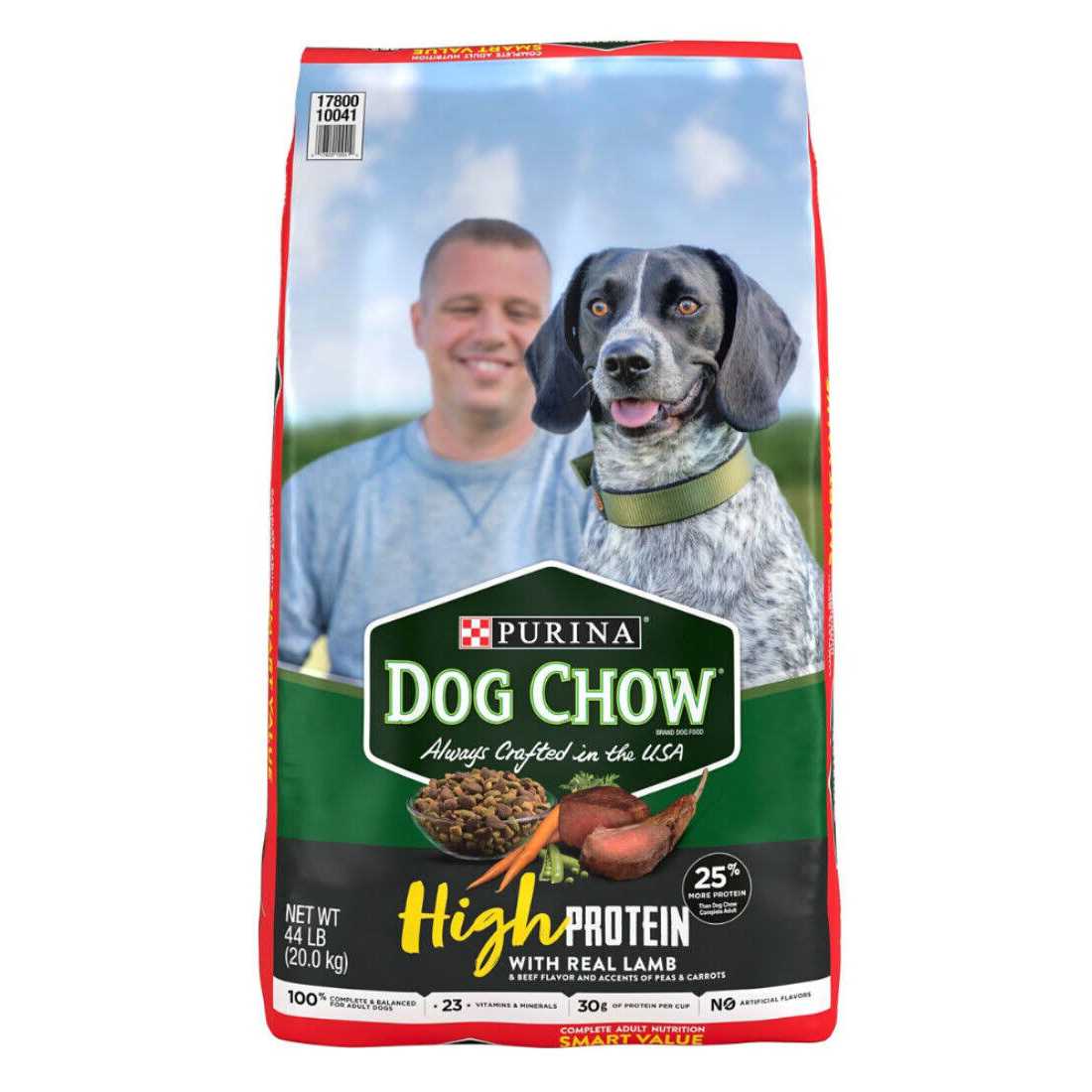 Purina Dog Chow High Protein Dry Dog Food With Real Lamb & Beef Flavor